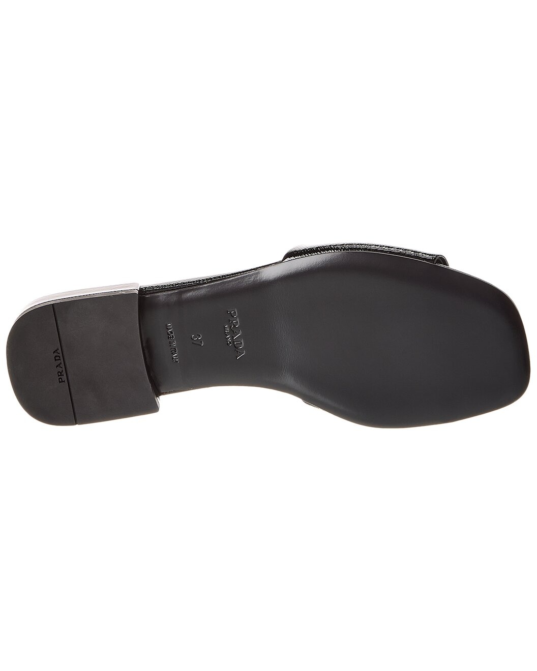 Prada Logo Leather Sandal - 4