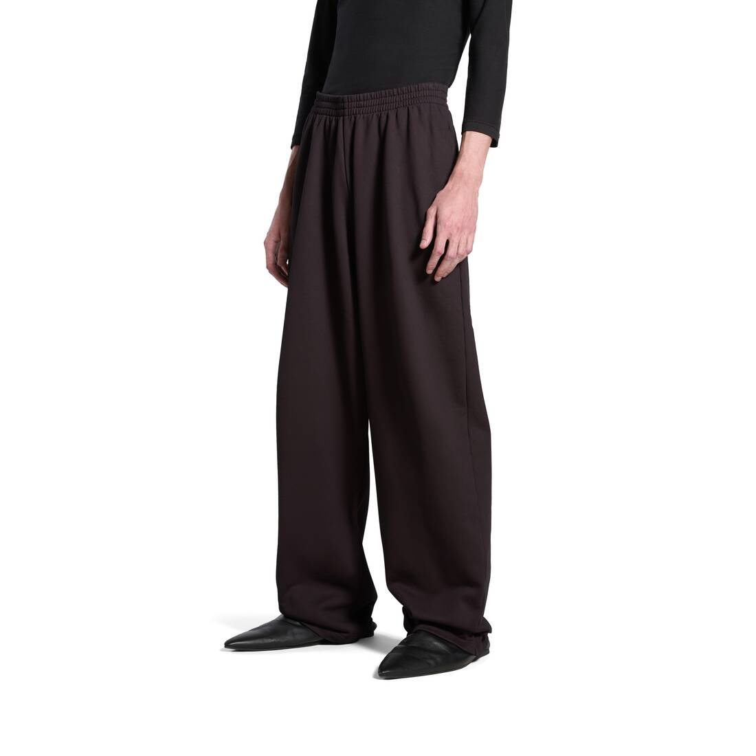 Baggy Sweatpants in Black - 5