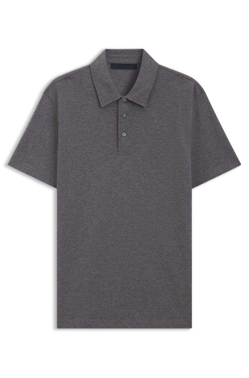 BECKHAM X BOSS POLO SHIRT IN COTTON AND SILK 1