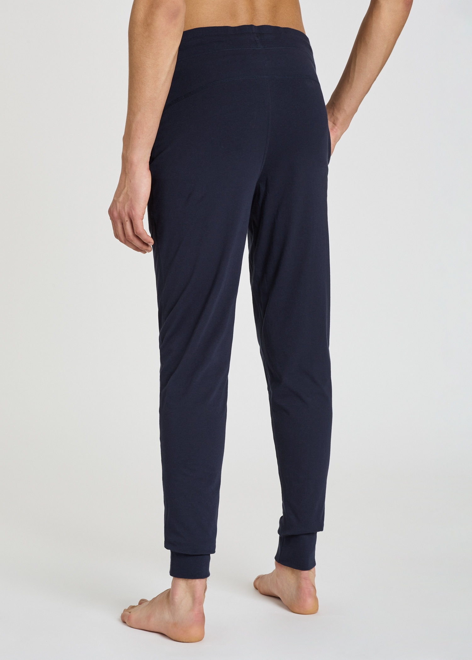 Navy Cotton Jersey Lounge Pants - 5