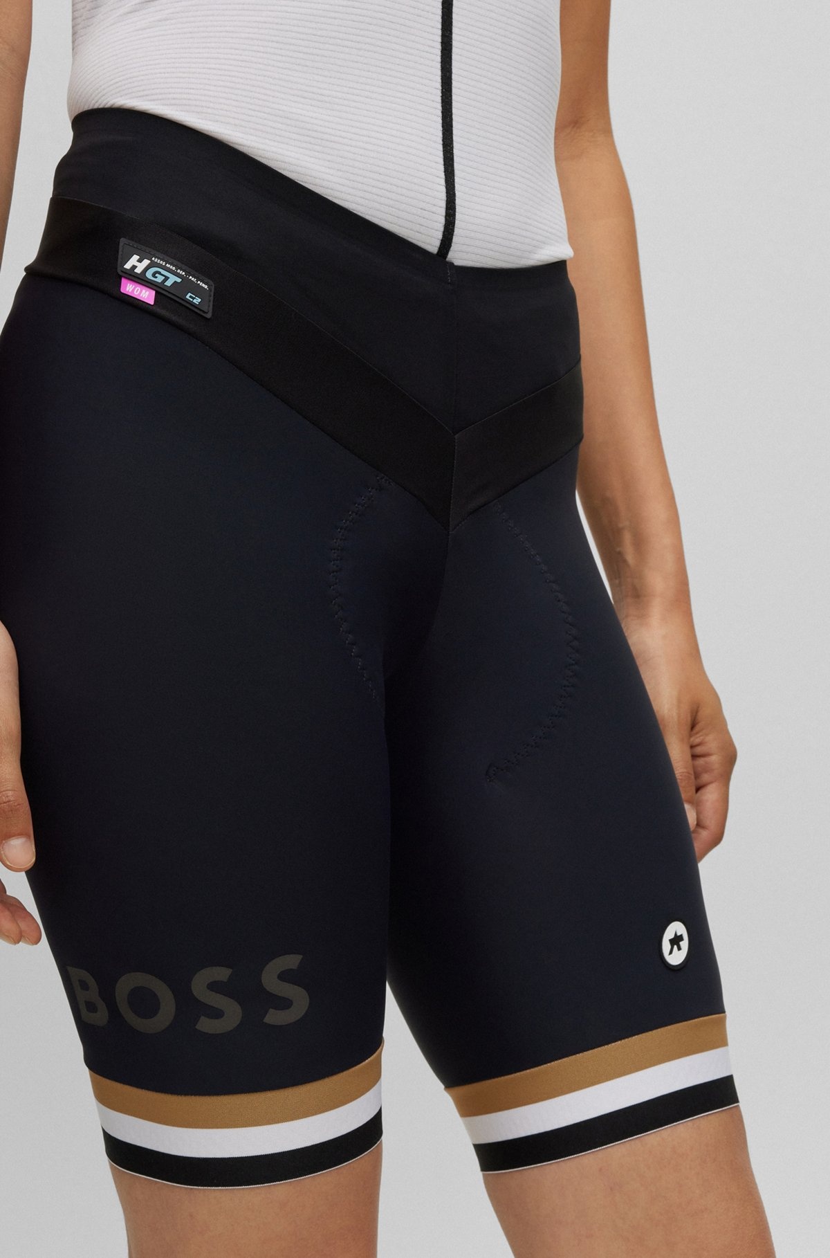BOSS X ASSOS HALF SHORTS WITH SHOCK-ABSORBING FOAM - 5