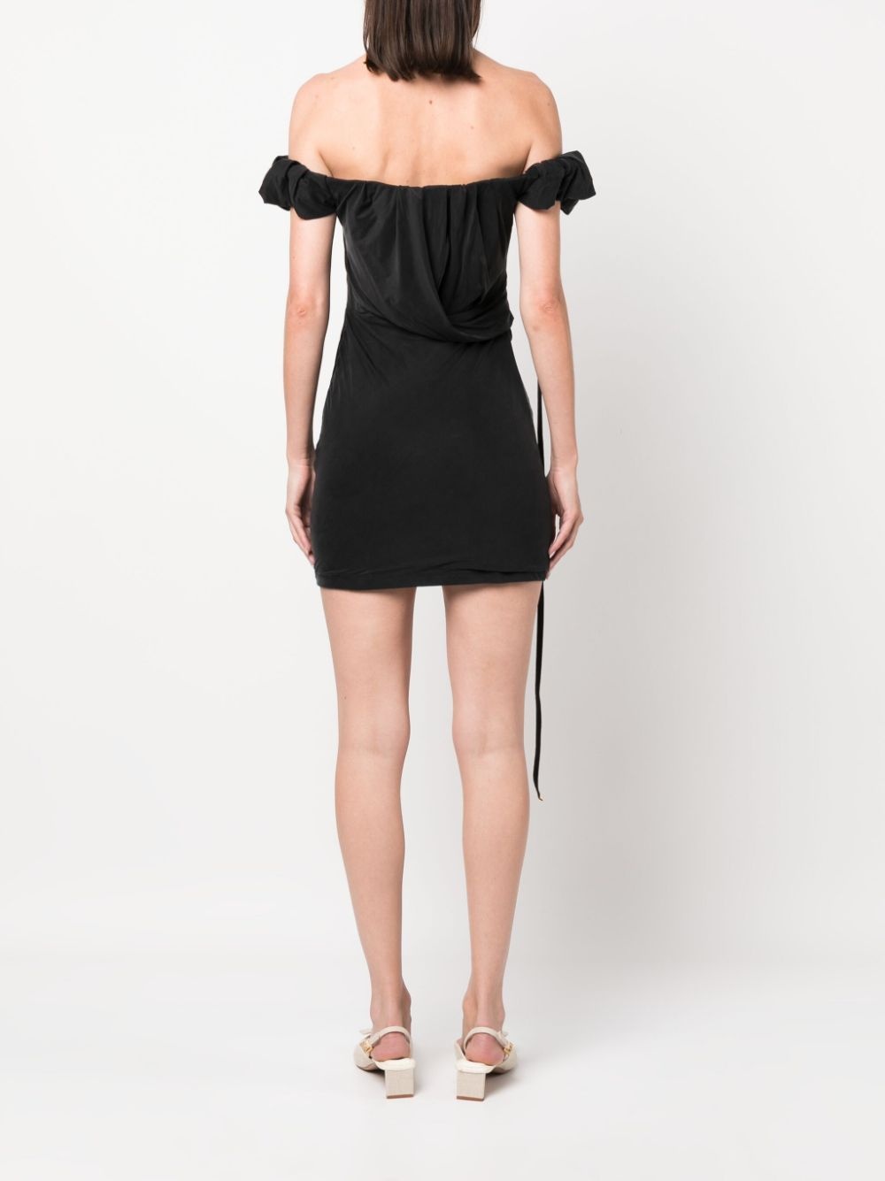 La Robe Ciceri draped minidress - 4