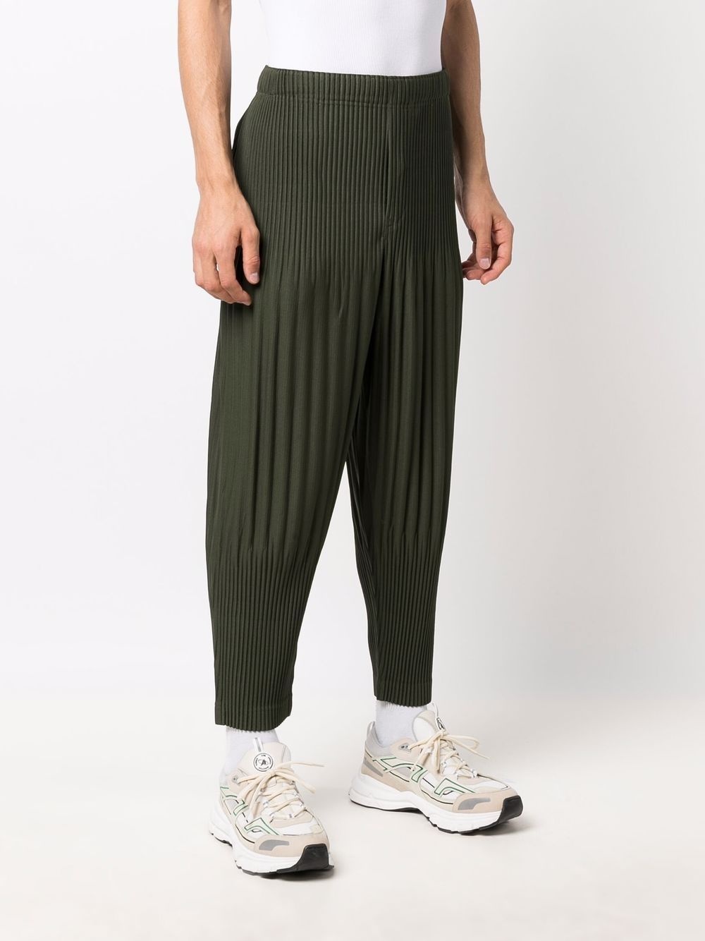 pleated balloon-leg trousers - 3