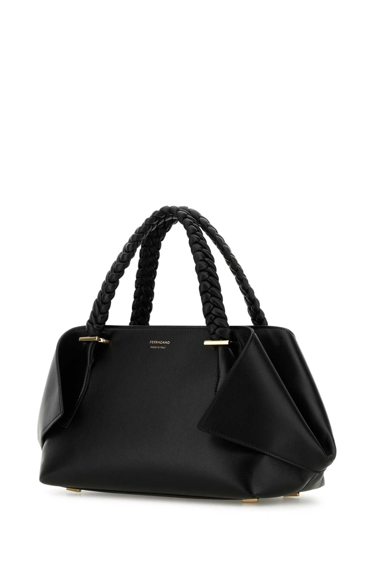 Salvatore Ferragamo Women Black Leather Medium Handbag - 2
