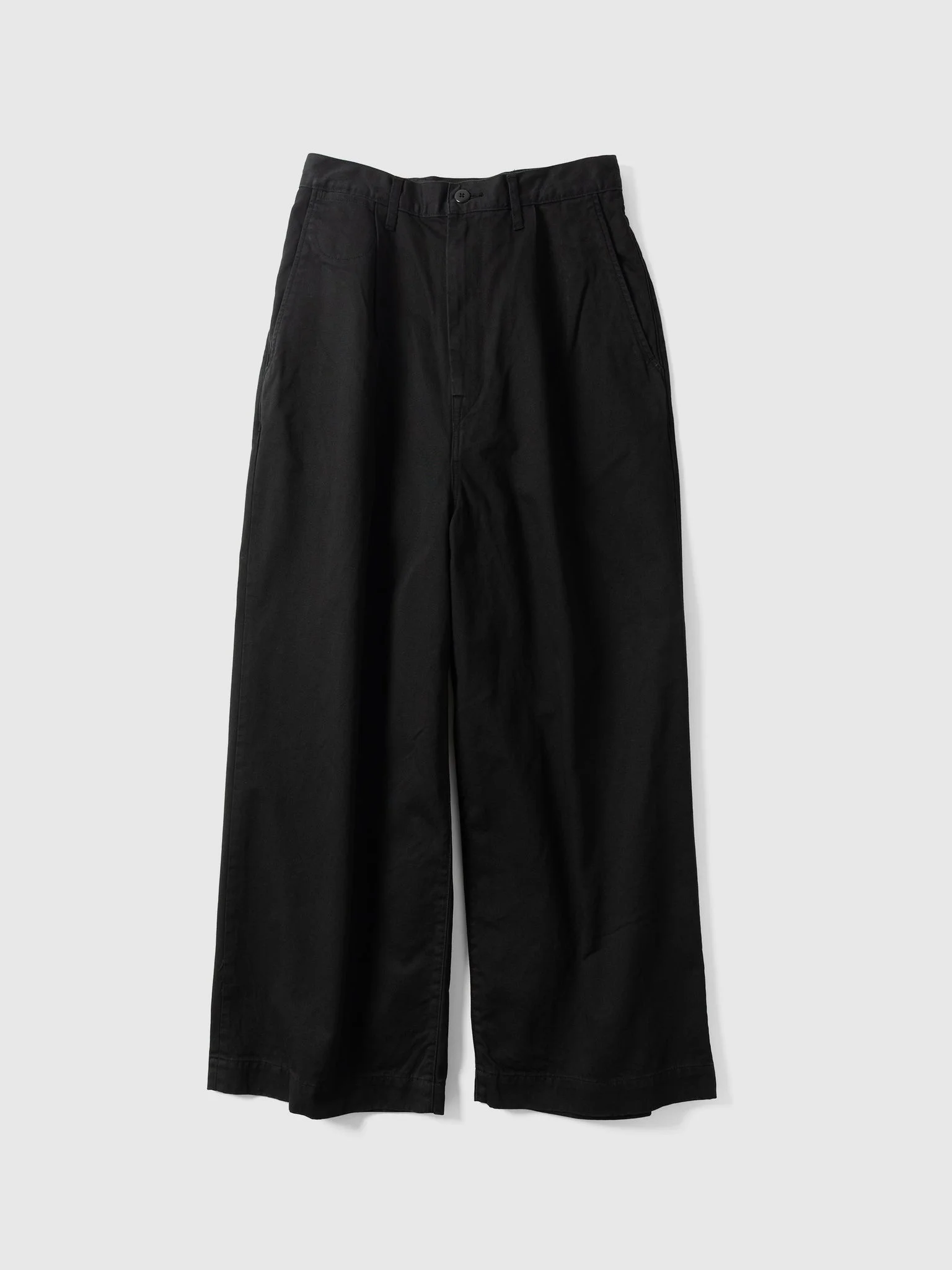 Chino High Waisted NIME Pants Black - 1