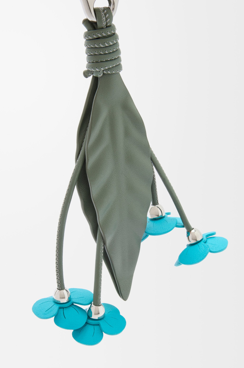 Loewe Strawberry flower charm in classic calfskin outlook