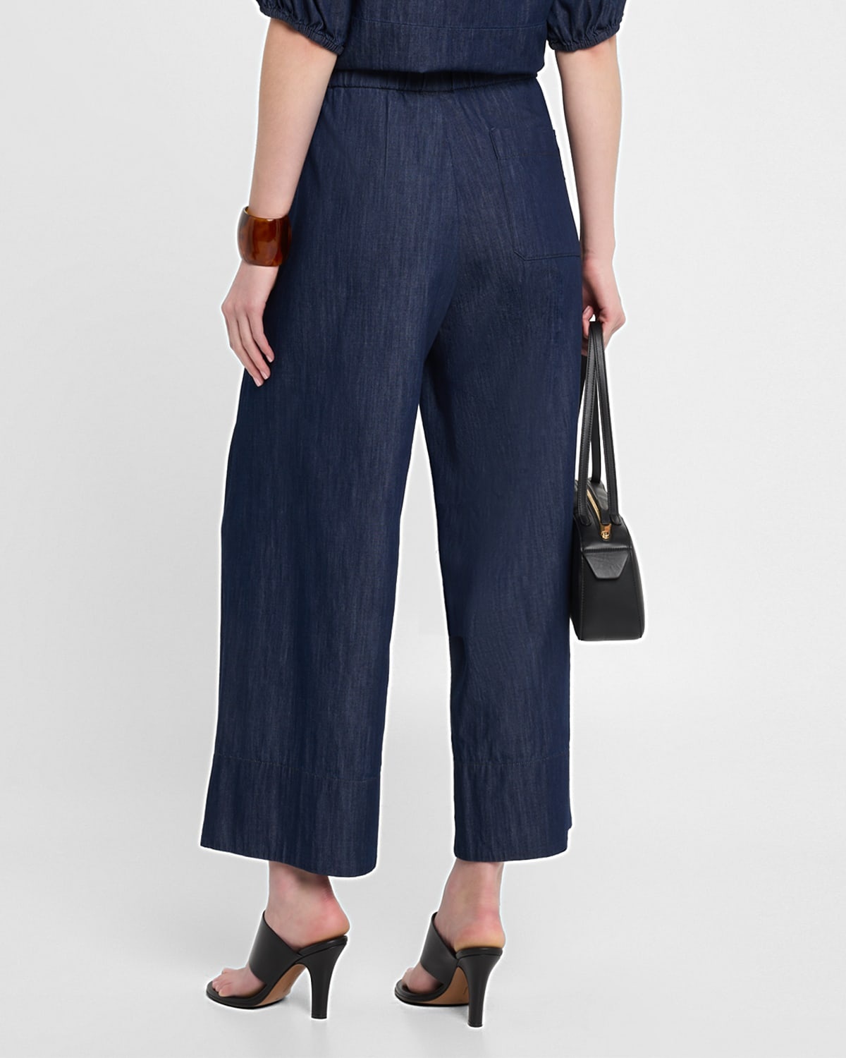 Jour Wide-Leg Ankle Pull-on Pants - 3