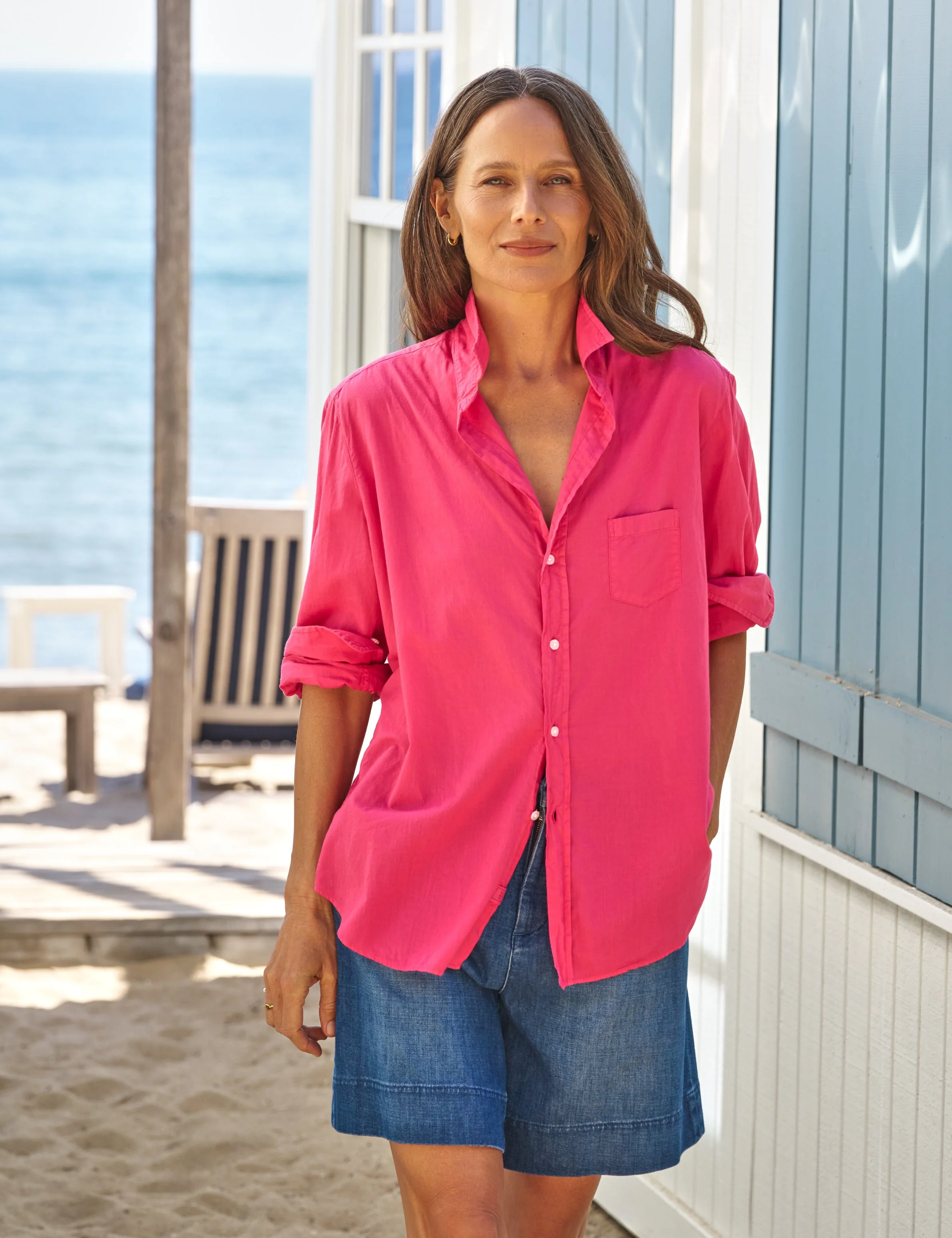 Relaxed Button-Up Shirt - 1