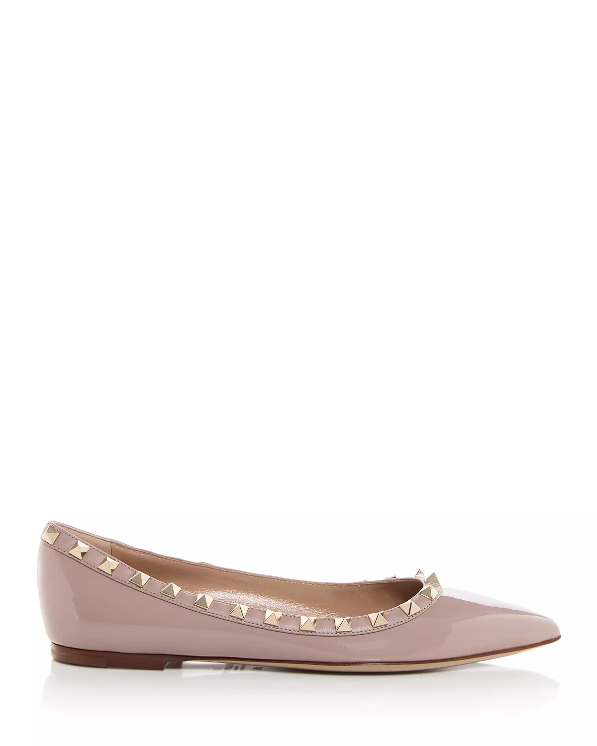 Women's Rockstud Pointed Toe Ballet Flats - 3