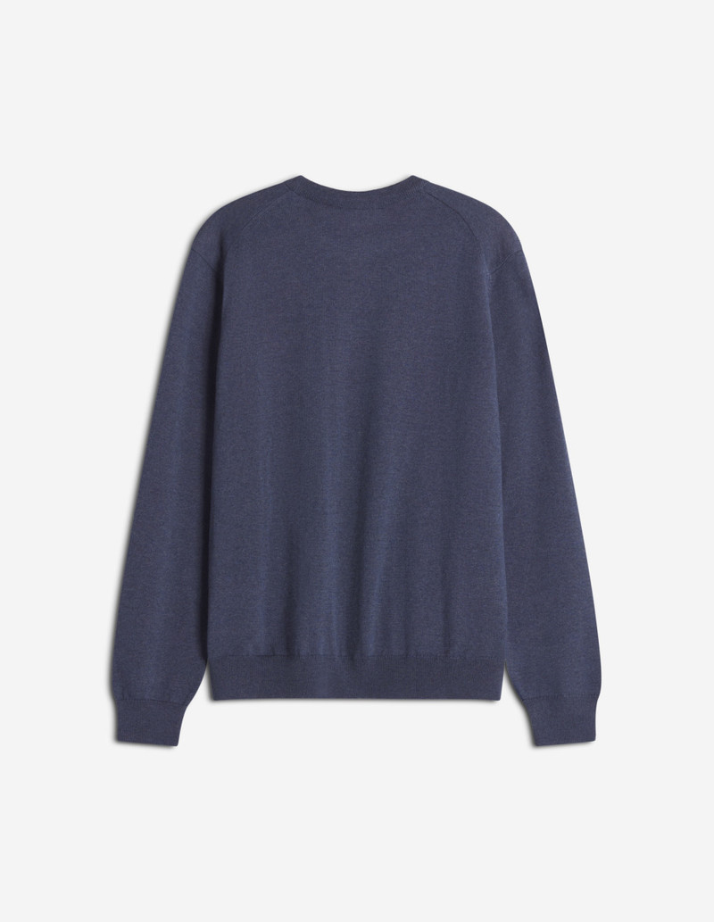 Maison Kitsuné TRICOLOR FOX MERINO REGULAR JUMPER outlook