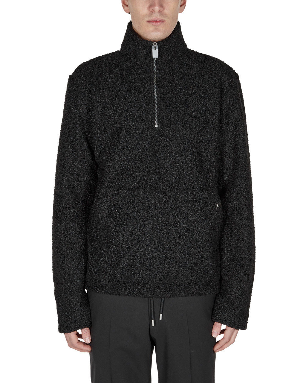 BOUCLE ZIP SWEATSHIRT - 2