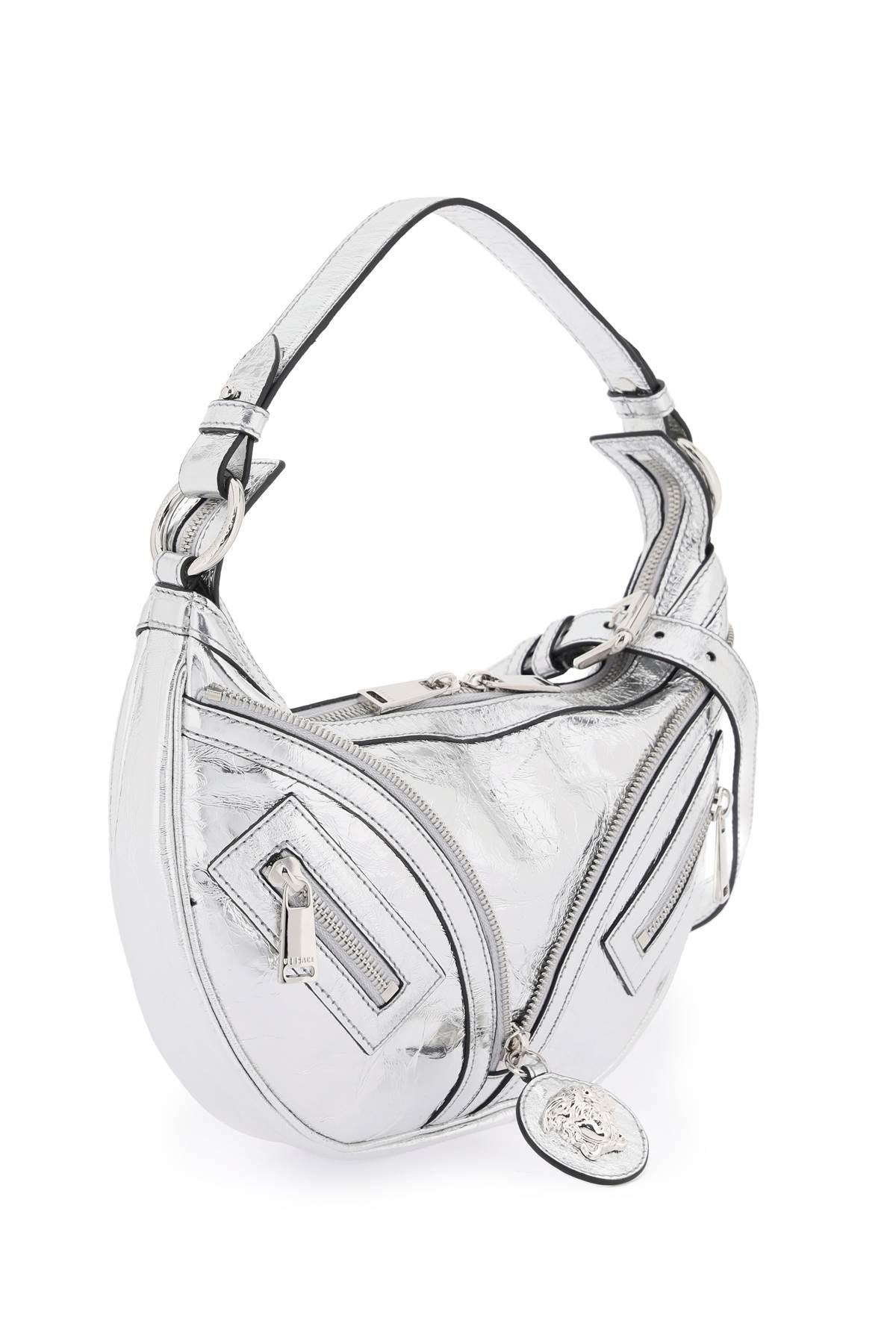 Versace Metallic Leather 'Repeat' Hobo Bag Women - 3