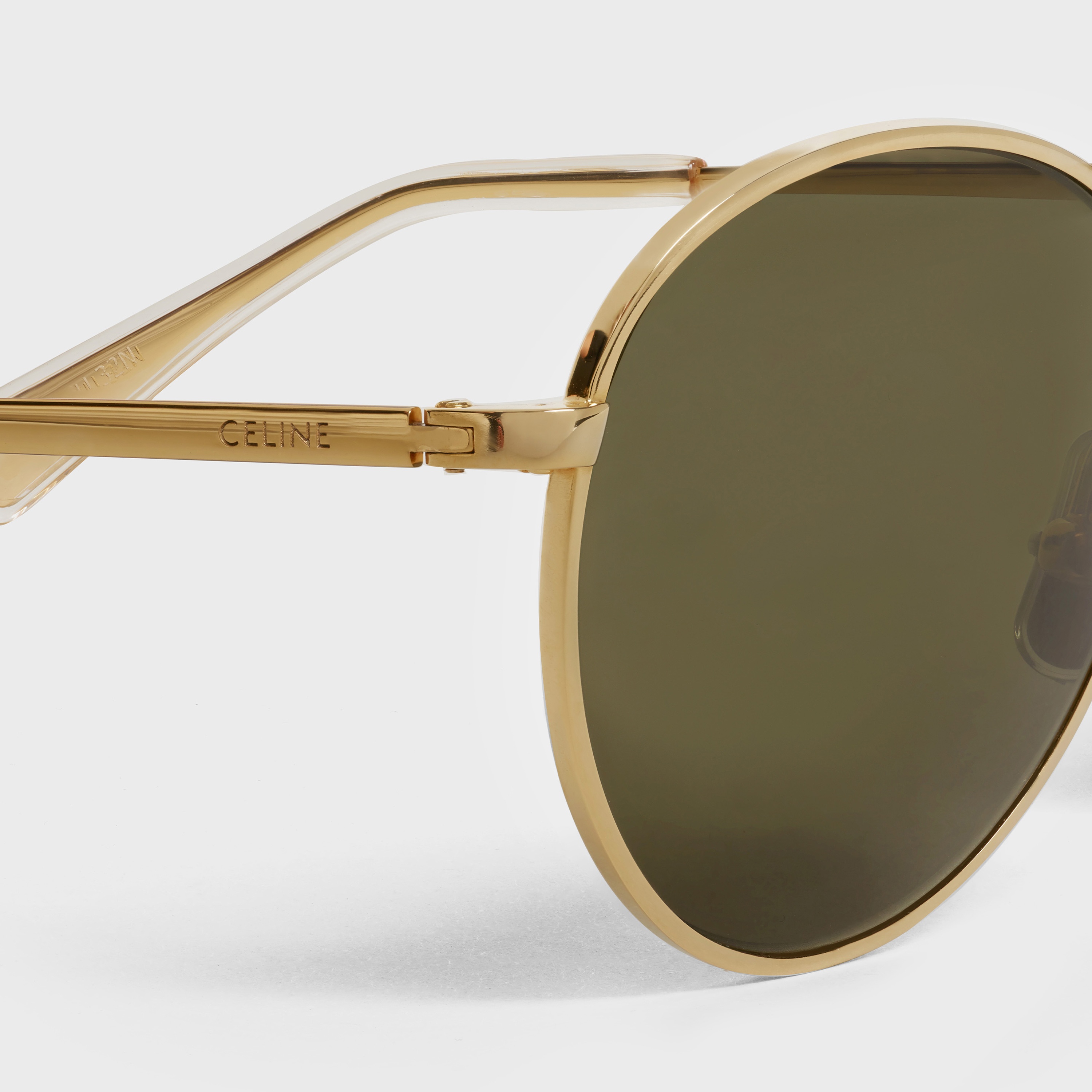 Metal Frame 06 Sunglasses in Metal with Mineral Glass Lenses - 4