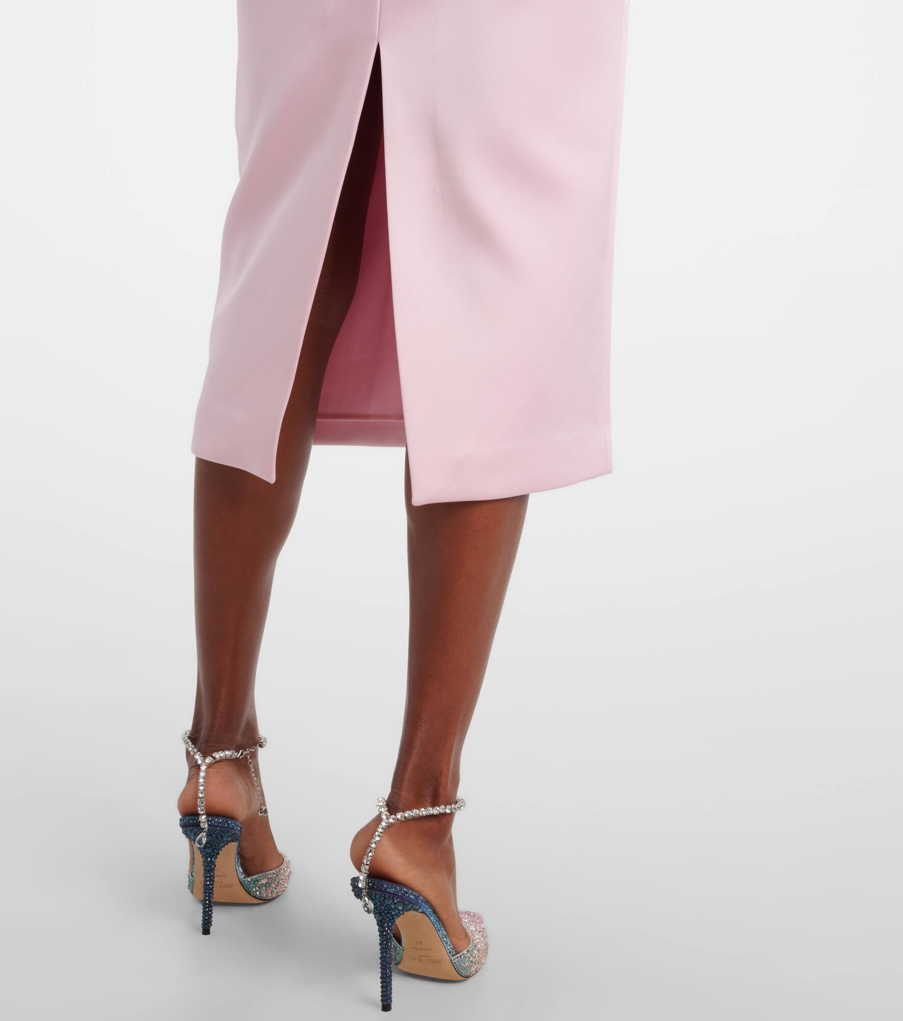 Aymee satin midi dress - 5