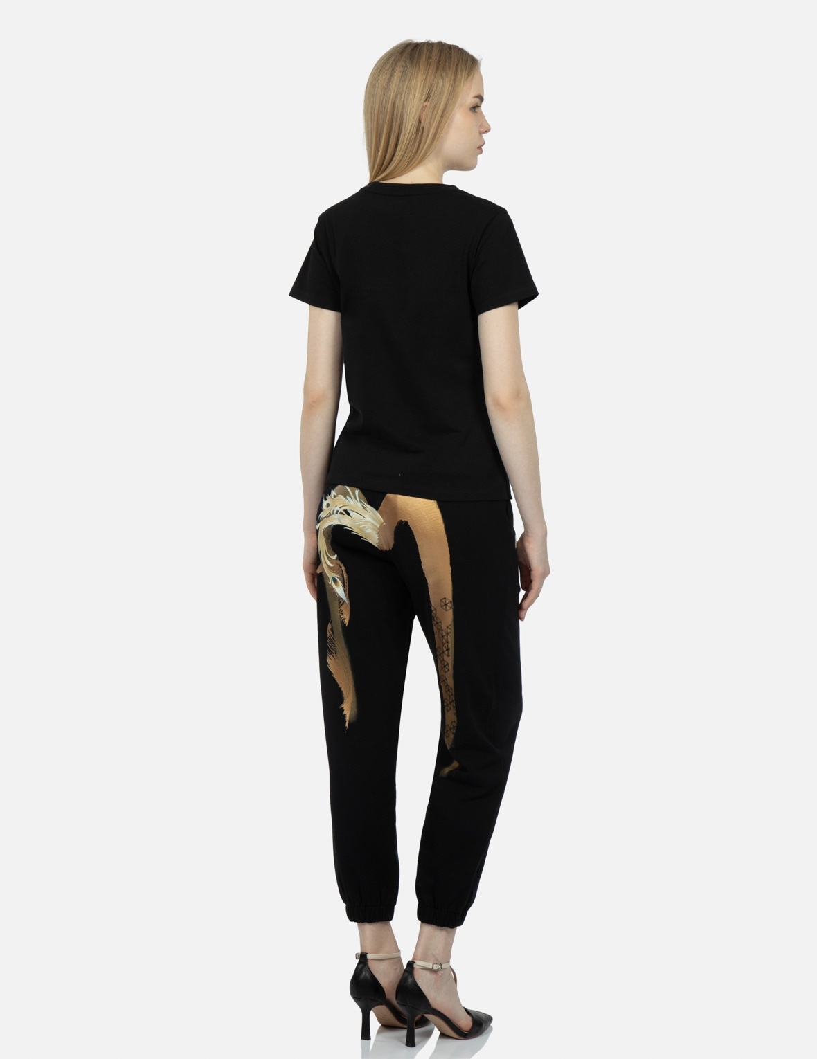 BROCADE SEAGULL APPLIQUÉ T-SHIRT - 4