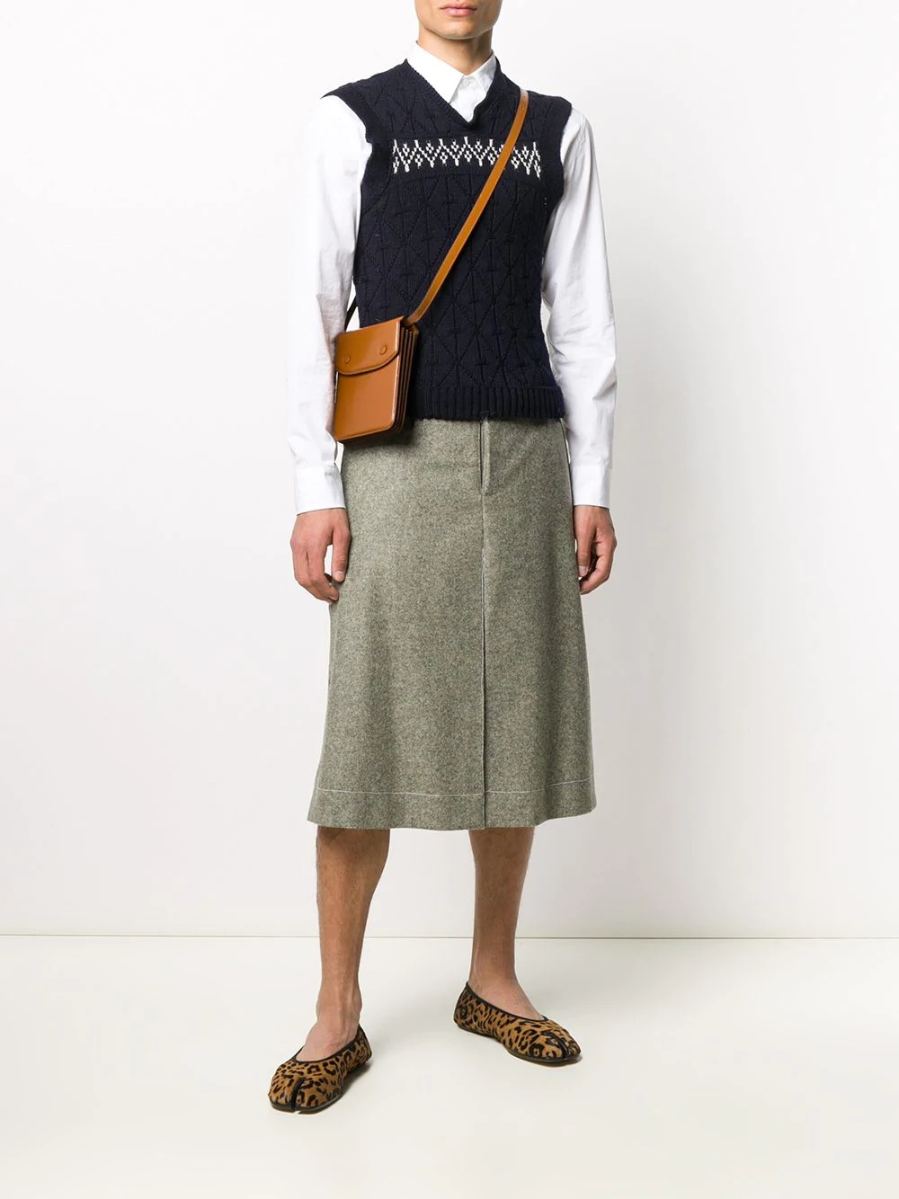 wool sweater vest - 2