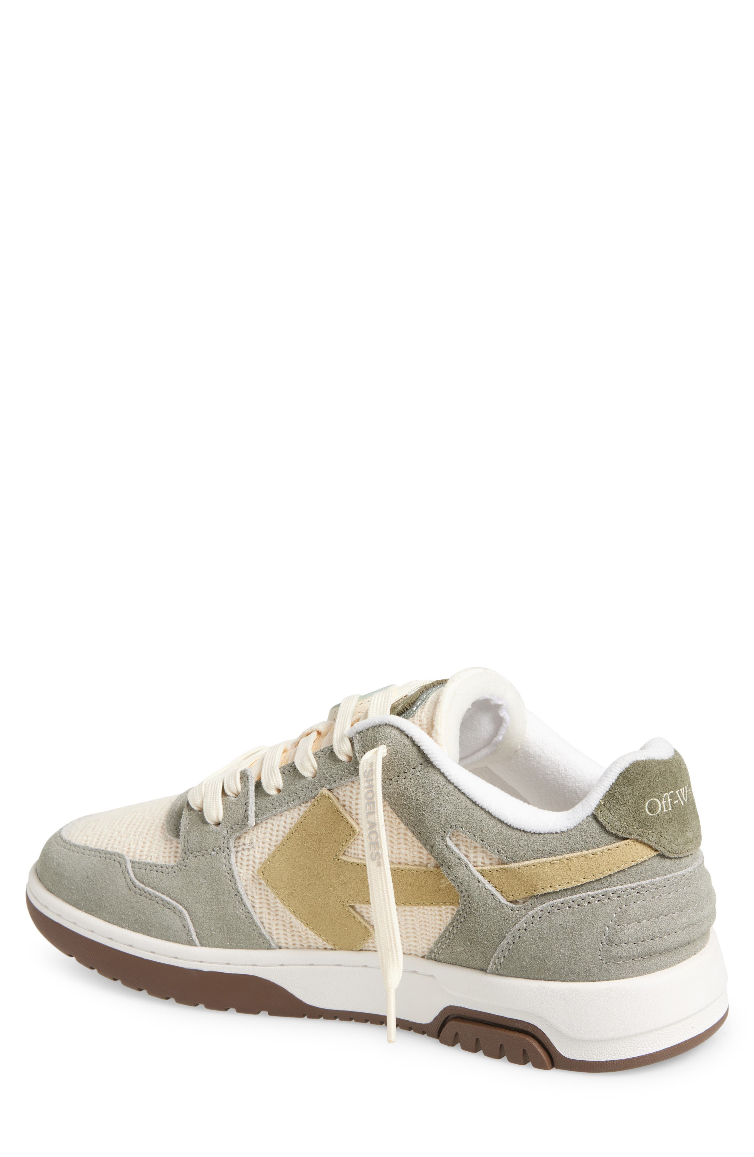 Off-White Slim Out of Office Low Top Sneaker in Medium Grey - 2
