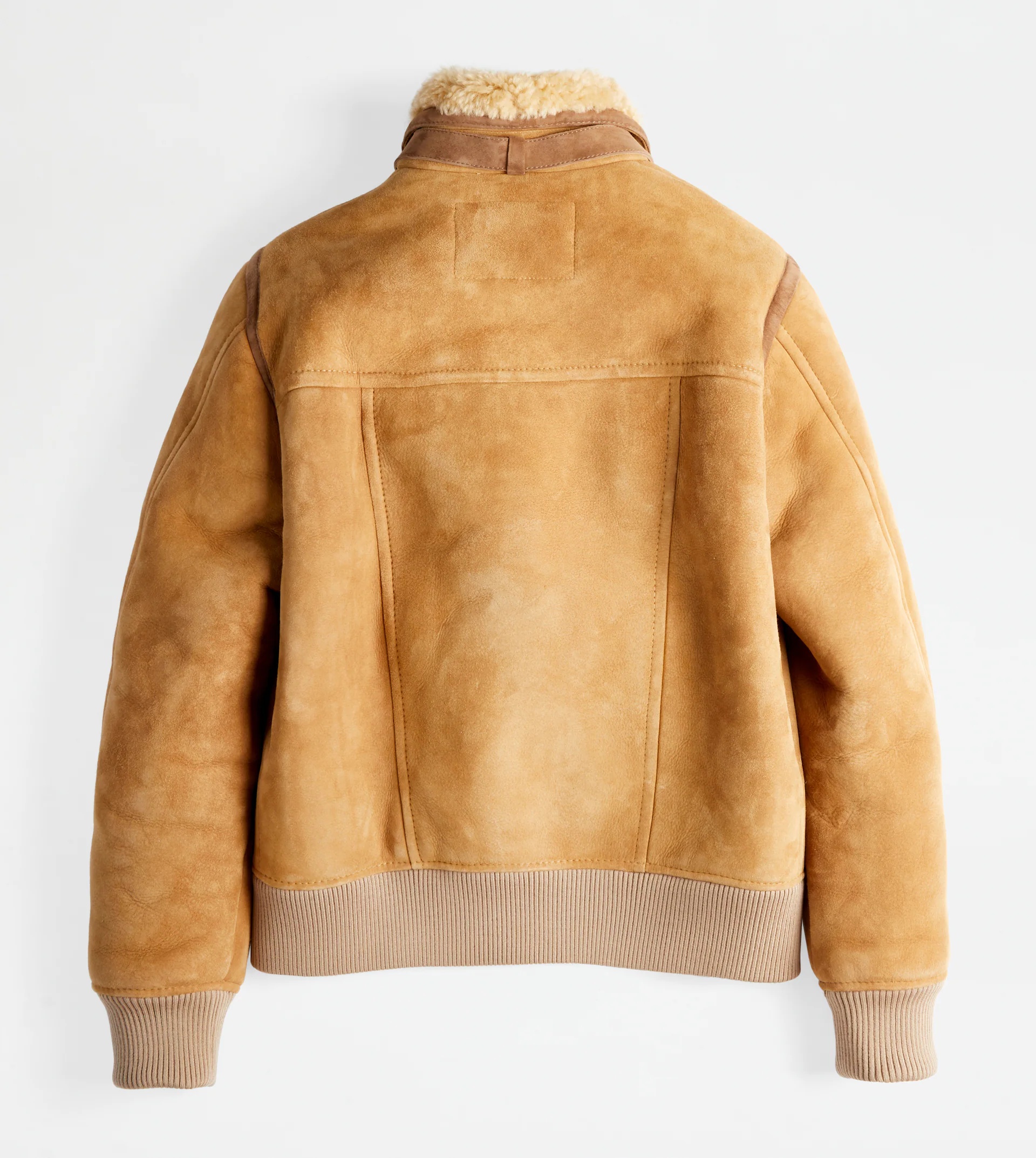 BOMBER JACKET IN SHEARLING - BEIGE - 8