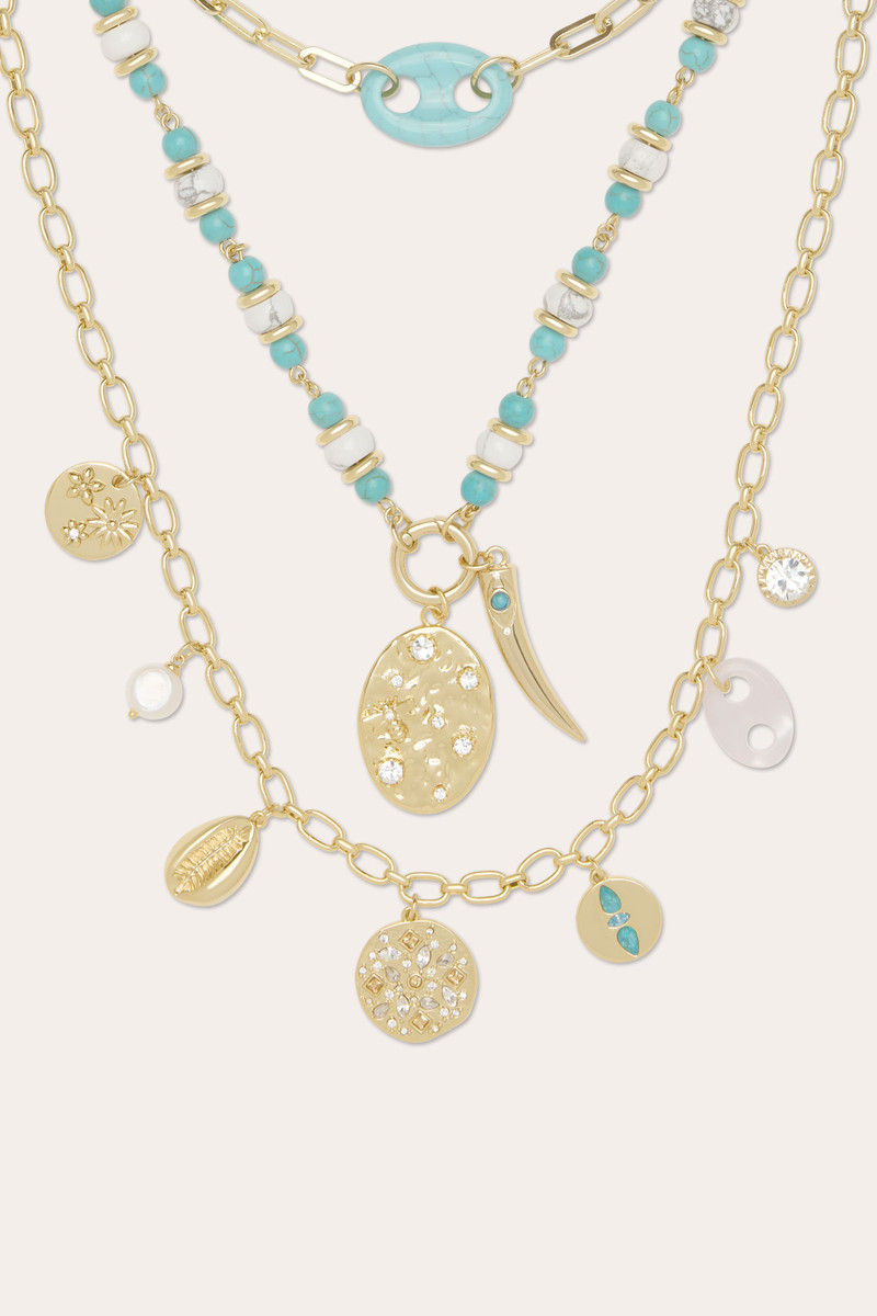 RAMY BROOK Arianna Layered Charm Necklace outlook