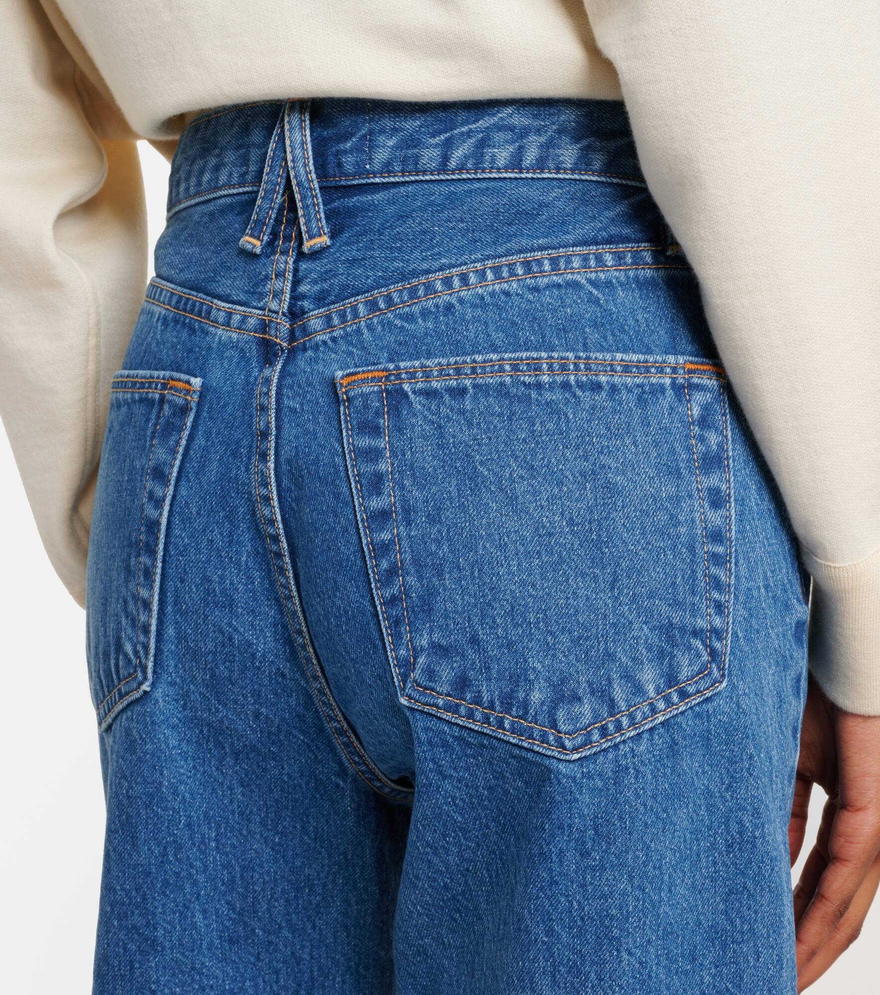 London high-rise straight jeans - 6