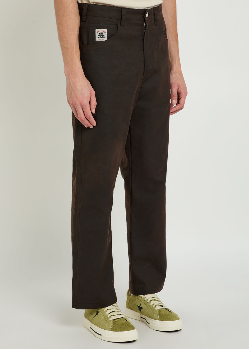 BODE Bode Knolly Brook Straight-leg Waxed Cotton Trousers outlook