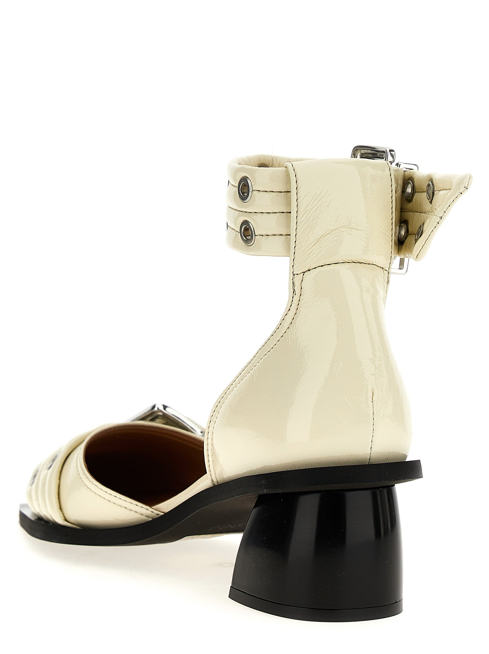 Ganni Women 'Buckle Open Cut Pumps' Pumps - 2