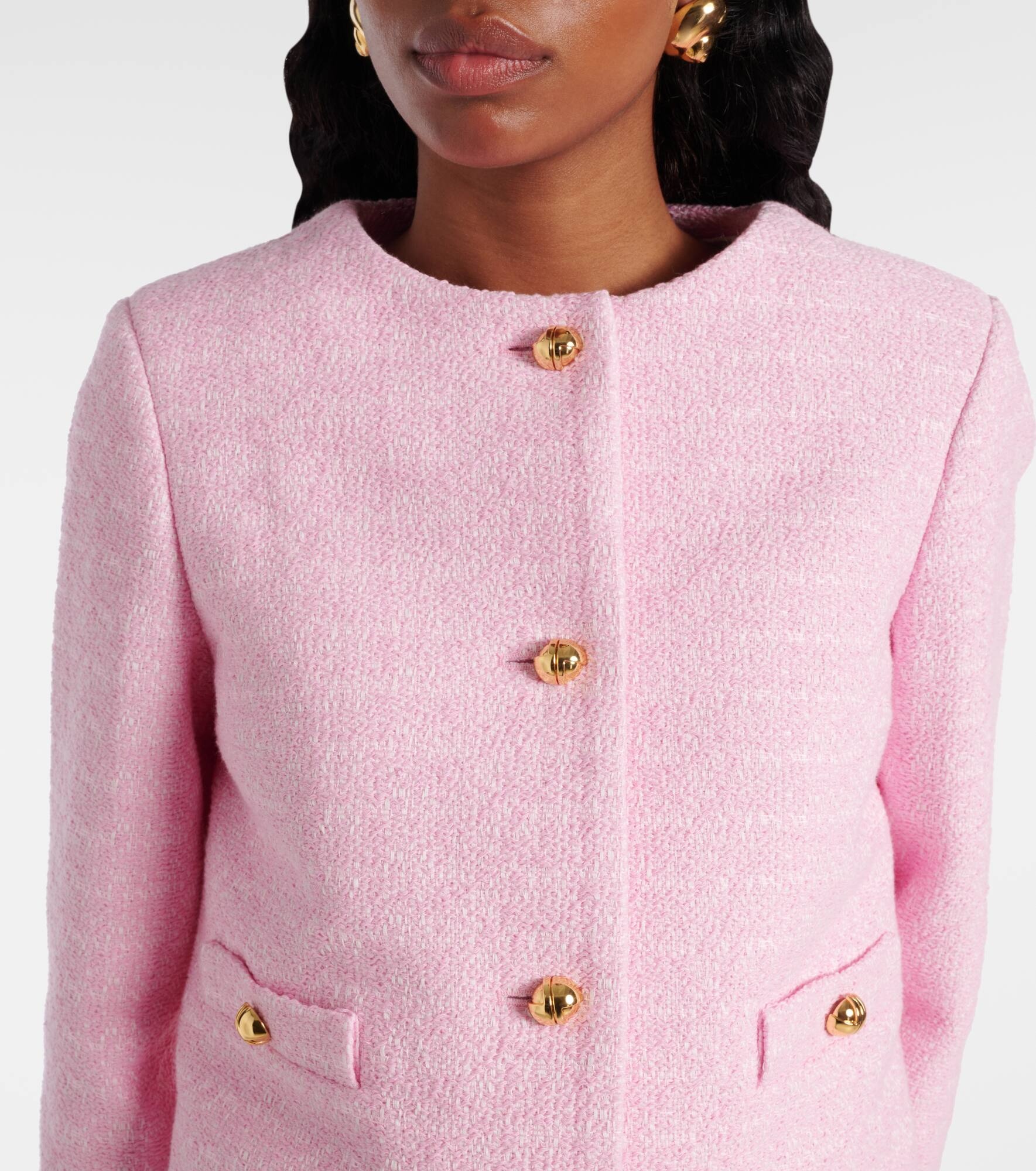 Cotton tweed jacket - 4
