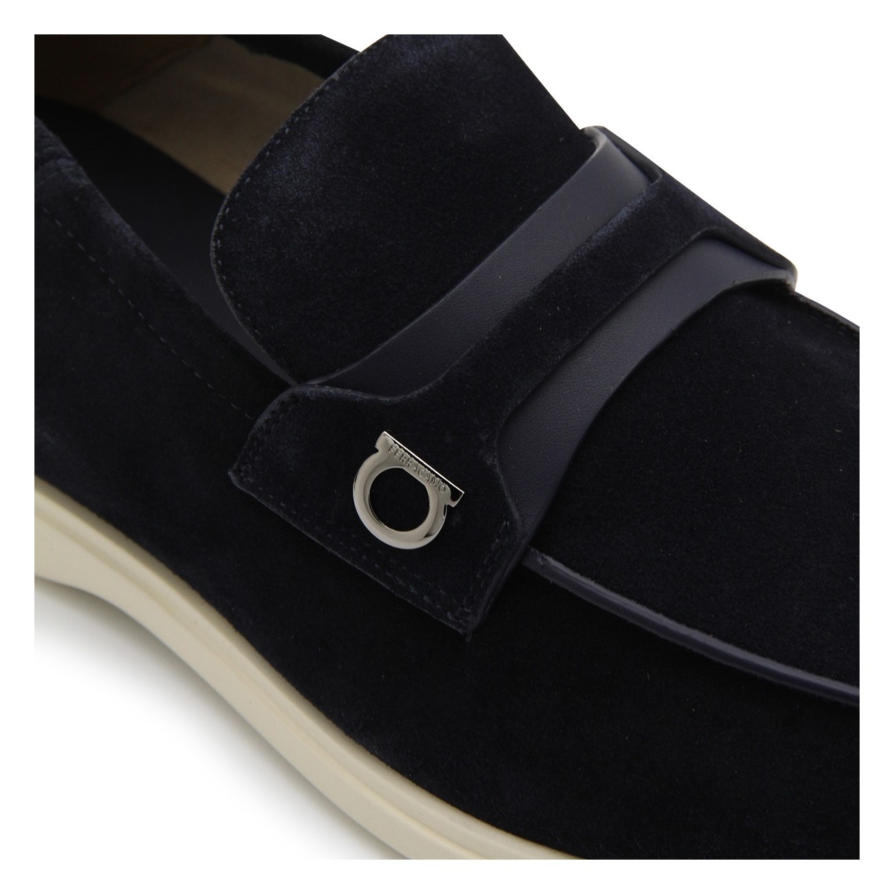 dark blue loafers - 4