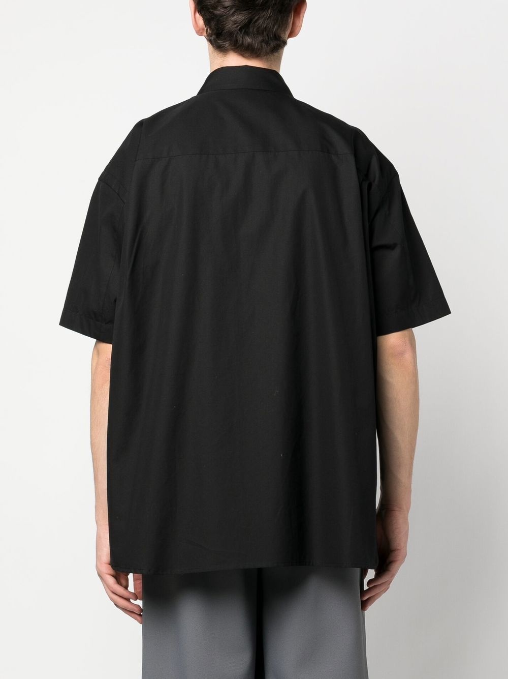 flap-pockets cotton shirt - 4