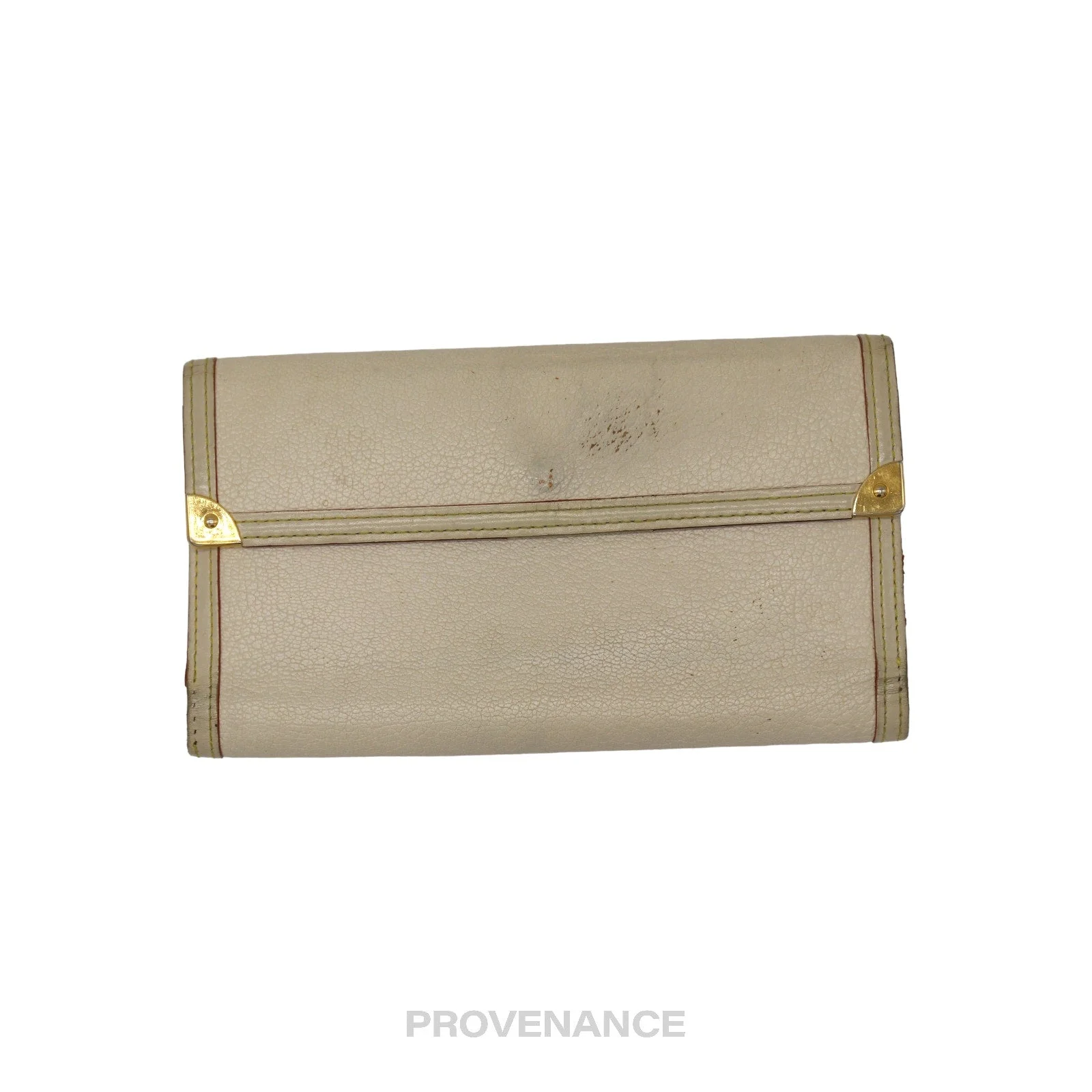 Louis Vuitton International Wallet - White Suhali Leather - 1