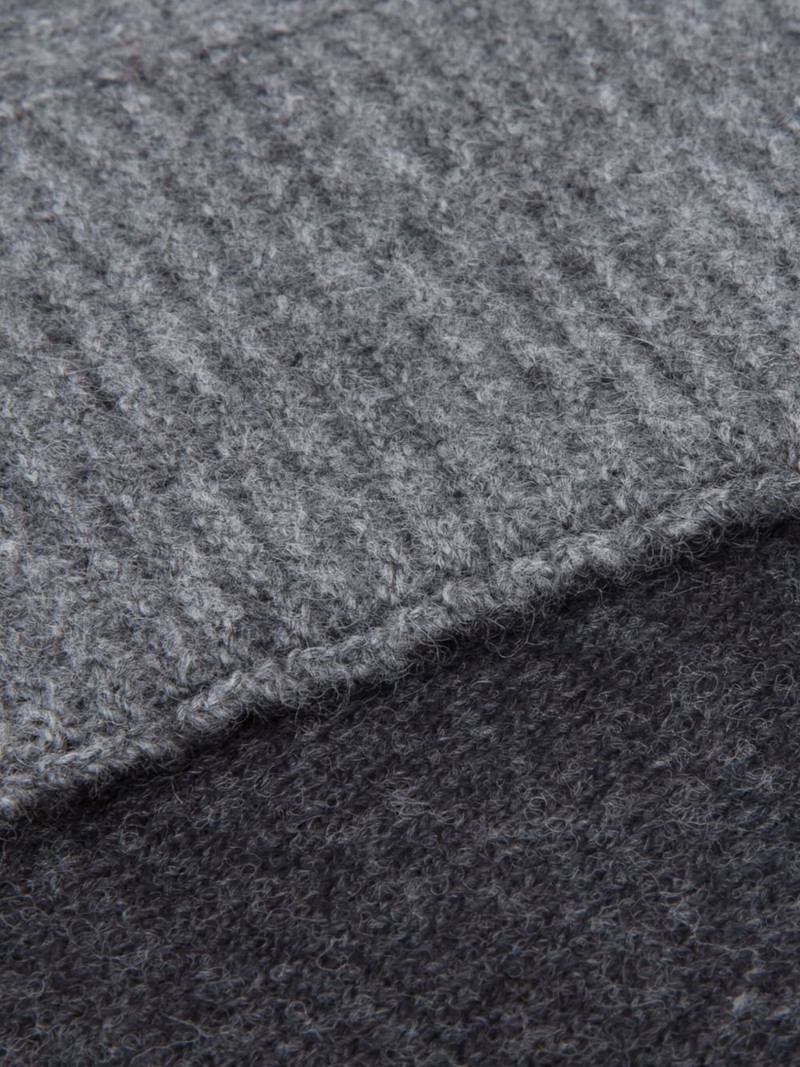 Valentino slogan embroidered scarf outlook