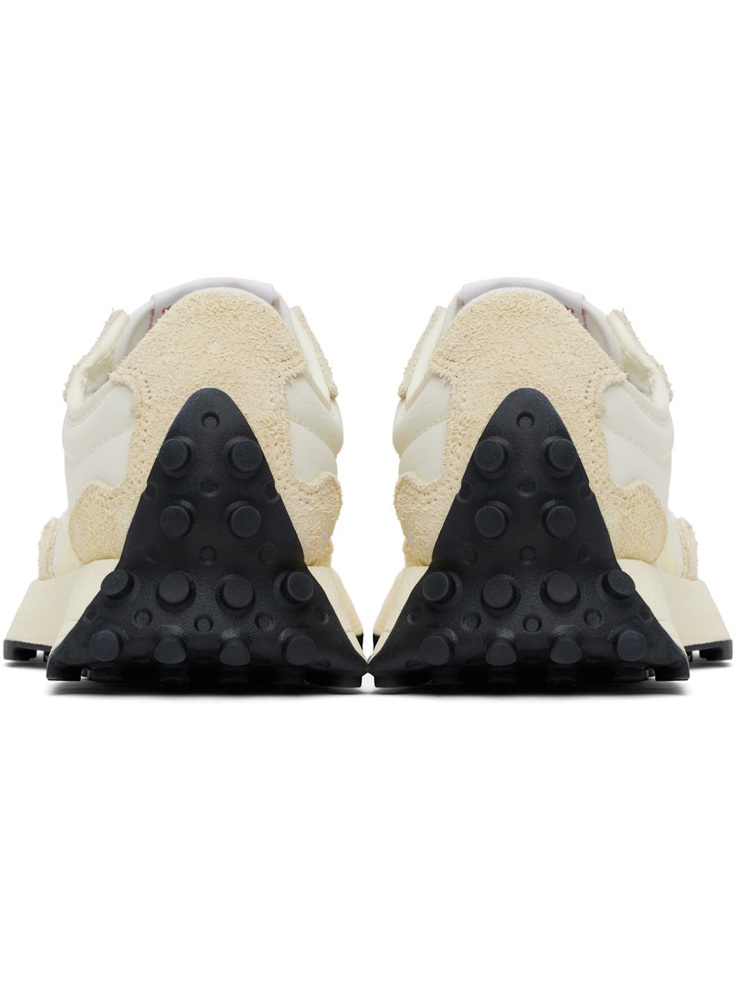 Beige & Off-White 327 Sneakers - 2