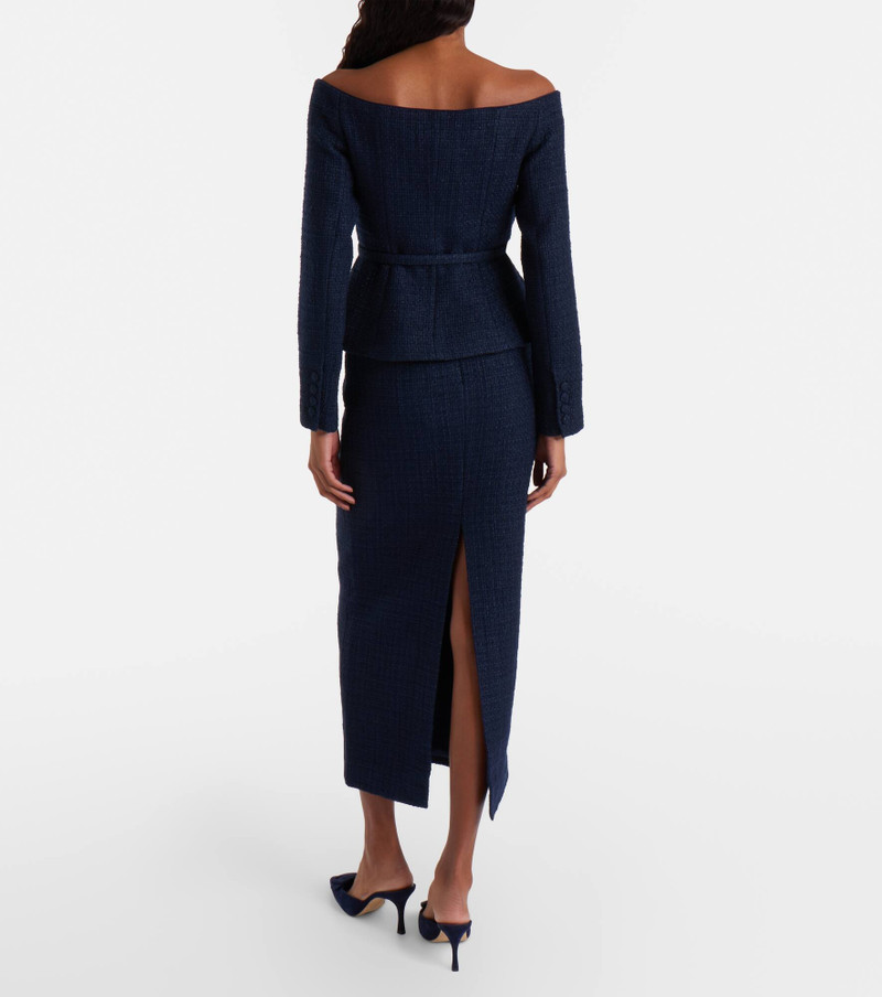 Bouclé midi skirt 3