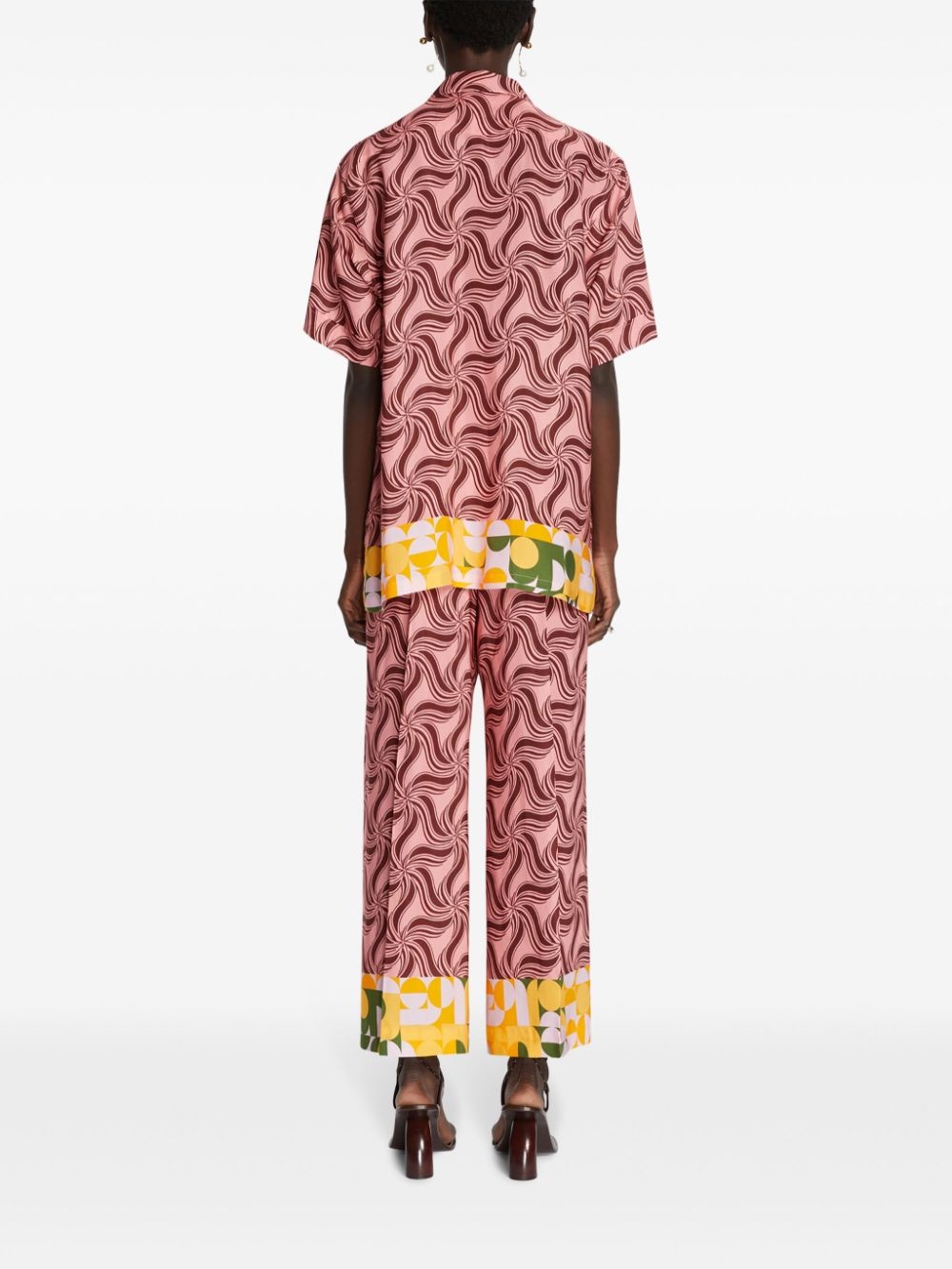 swirl-print shirt - 4