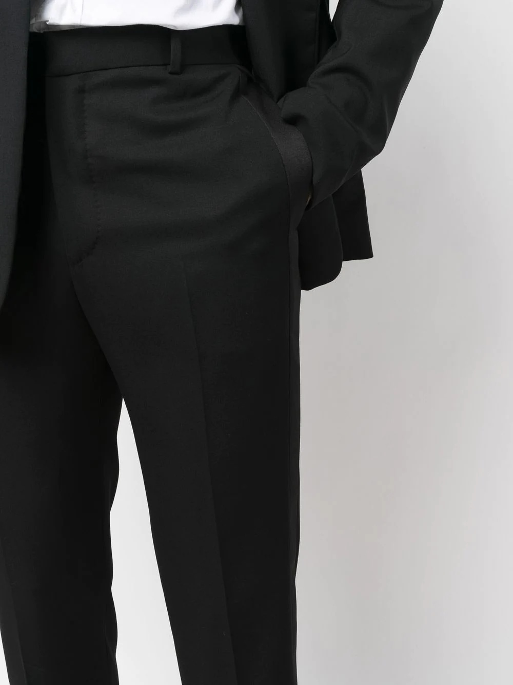 straight-leg tailored trousers - 5