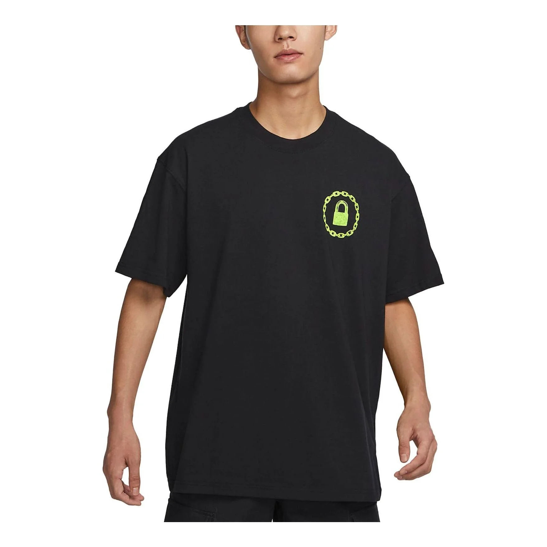 Nike SB On Lock Skateboarding T-Shirt 'Black' FJ1140-010 - 1