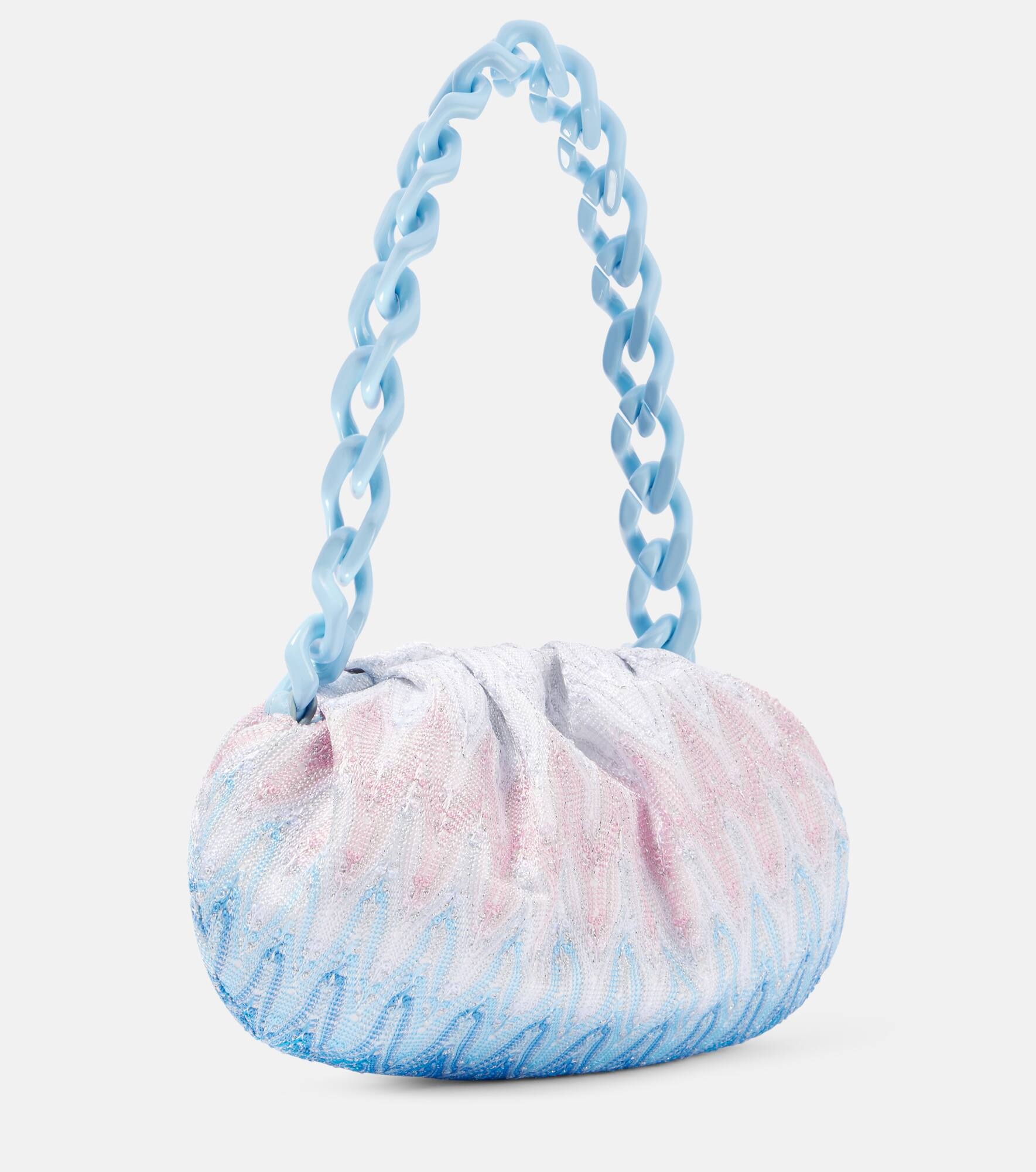 Zigzag sequined shoulder bag - 4