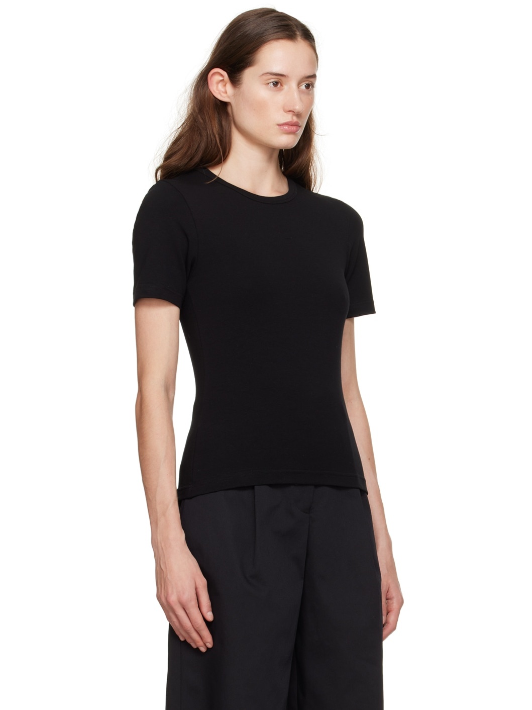 Black Fitted T-Shirt - 2