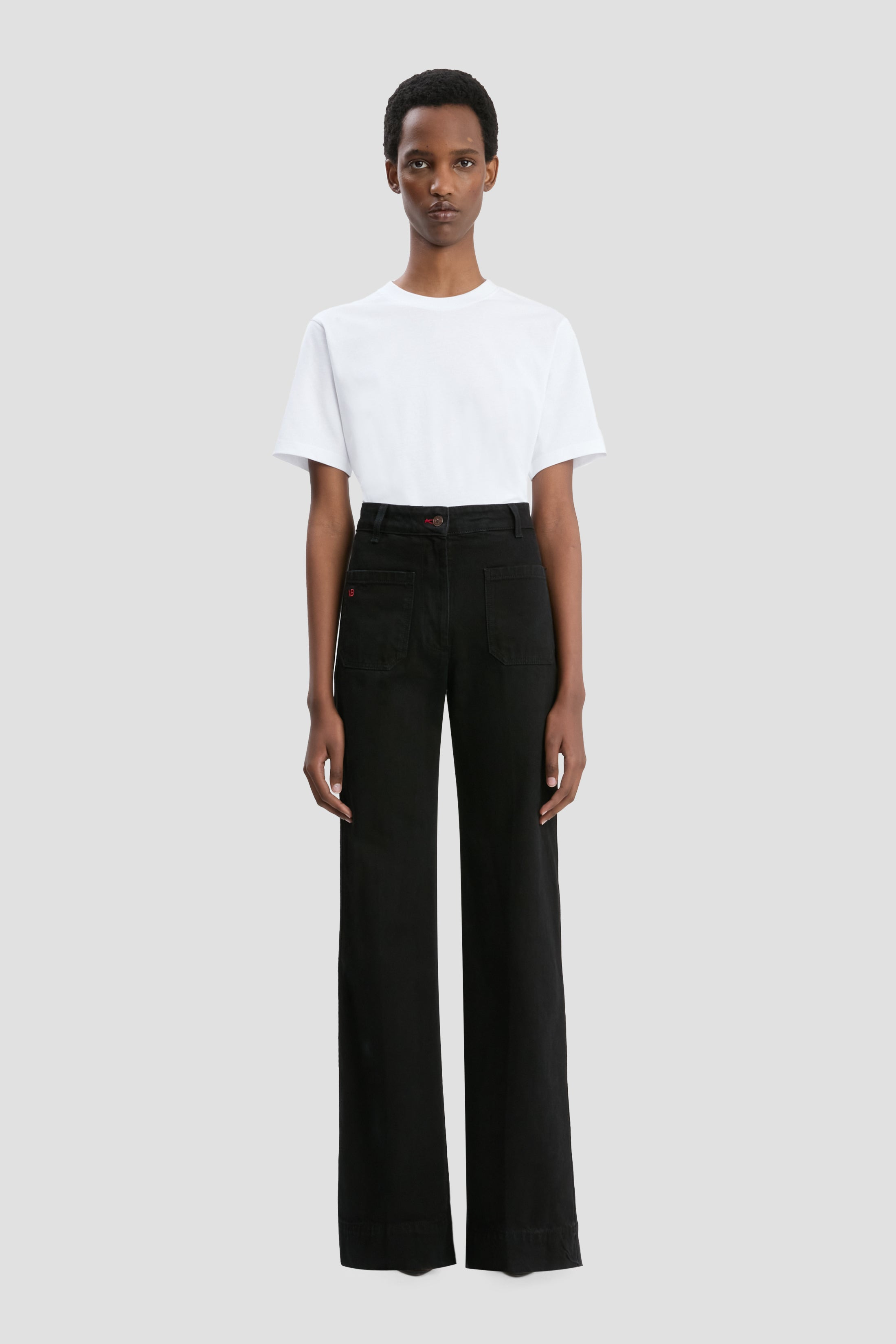 Alina High Waisted Jean In Washed Black - 2