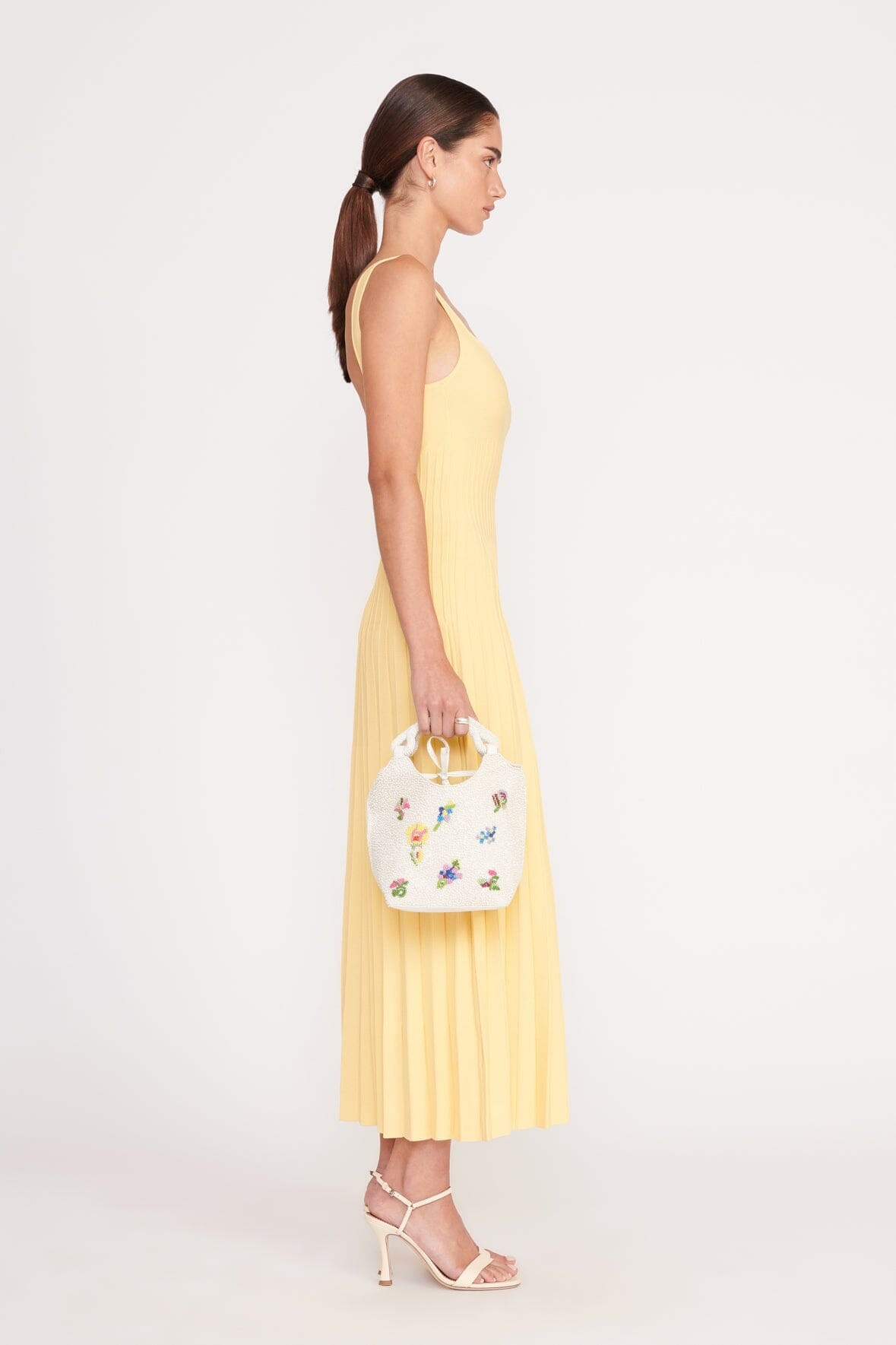STAUD BEADED COTE BAG FIRST BLOOM DAY - 4