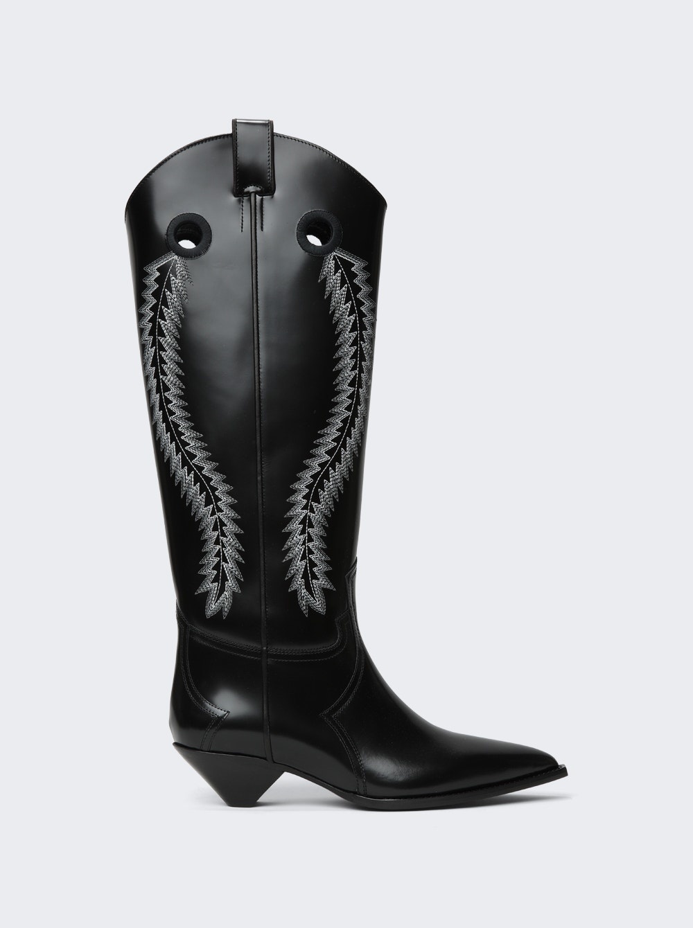 Leather Boots Black - 1