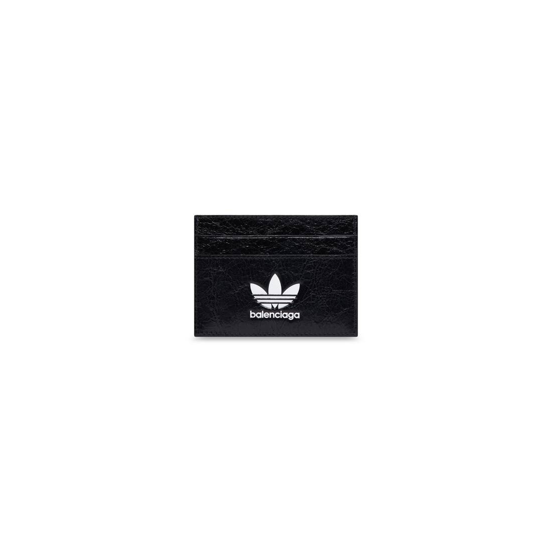 Men's Balenciaga / Adidas Card Holder  in Black - 1