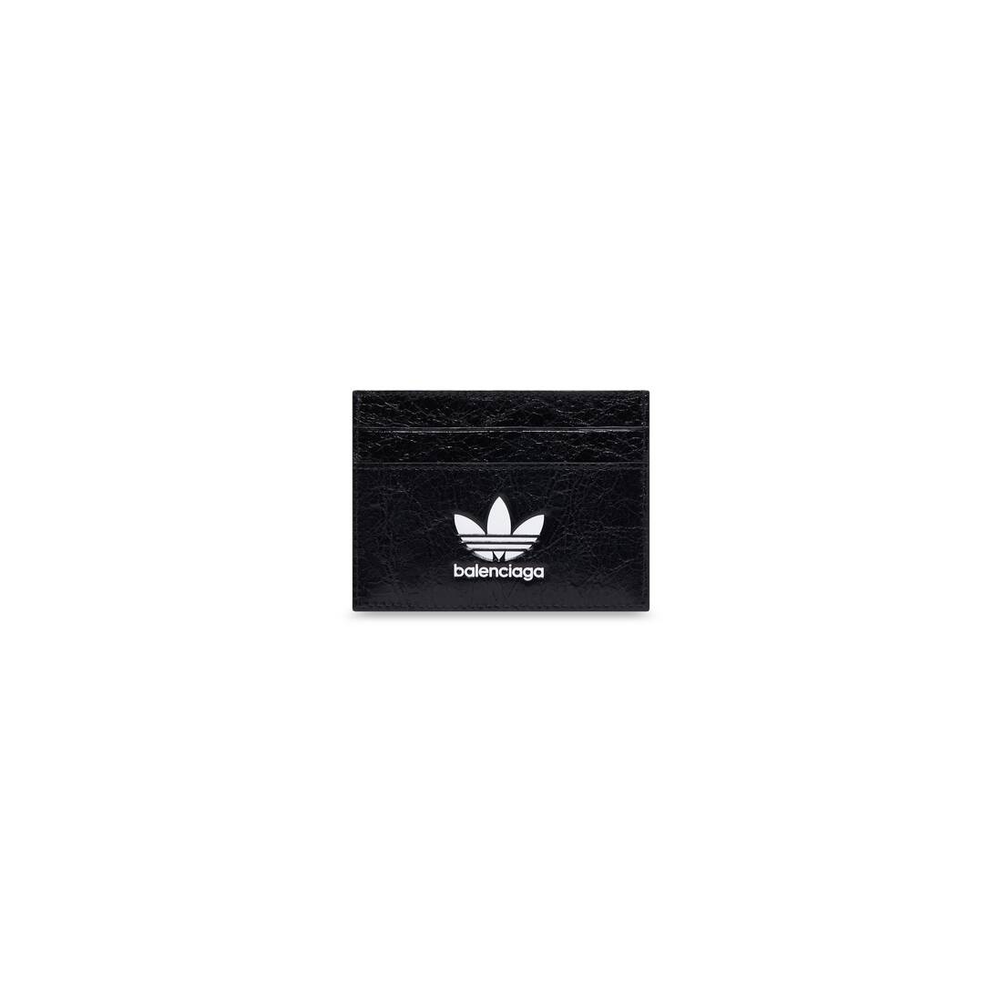 BALENCIAGA Men s Balenciaga Adidas Card Holder in Black REVERSIBLE