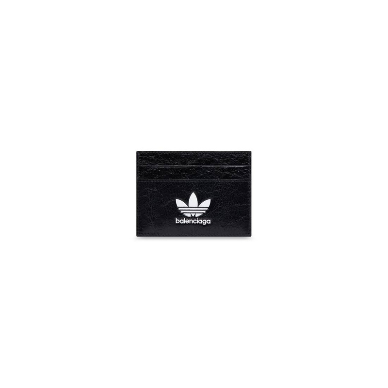 Men's Balenciaga / Adidas Card Holder in Black - 1