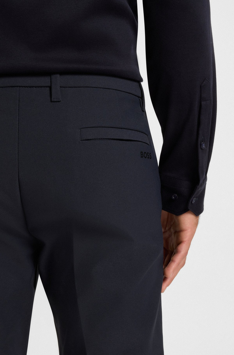 SLIM-FIT PANTS IN WATER-REPELLENT EASY-IRON FABRIC 5