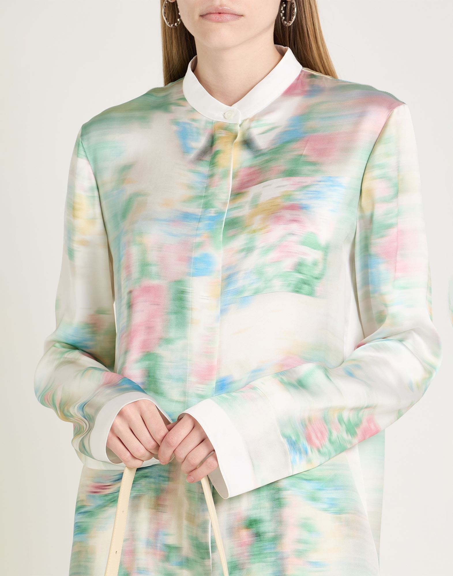 Light green Women's Patterned Shirts & Blouses - 4