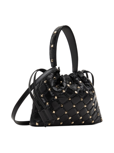 Valentino Black Rockstud Spike Pouch outlook