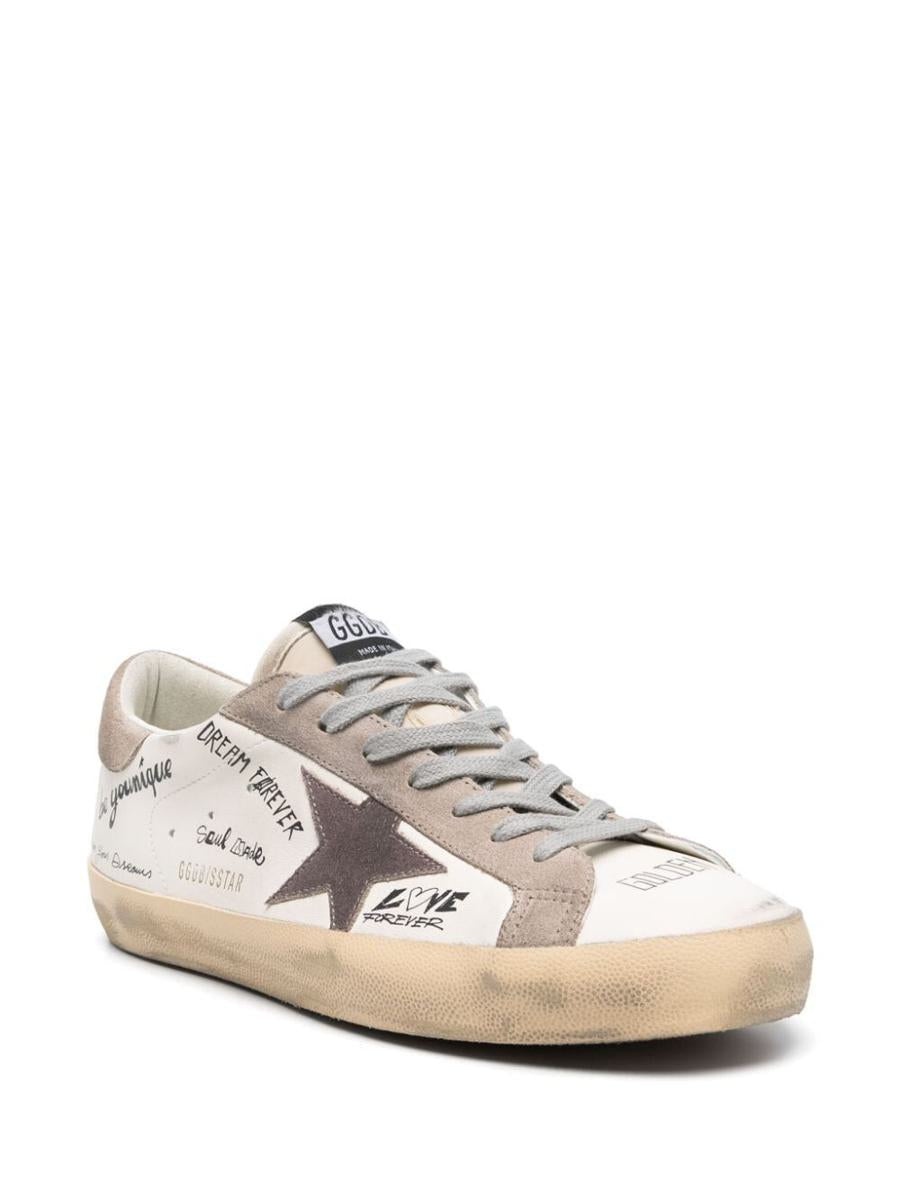 Golden Goose Super Star Nappa Upper Nylon Tongue Suede Star And Heel Shoes - 4