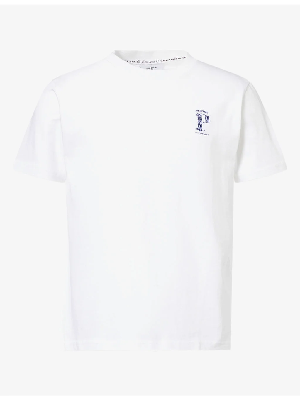 Cyril Embroidered-Logo Cotton T-shirt - 1
