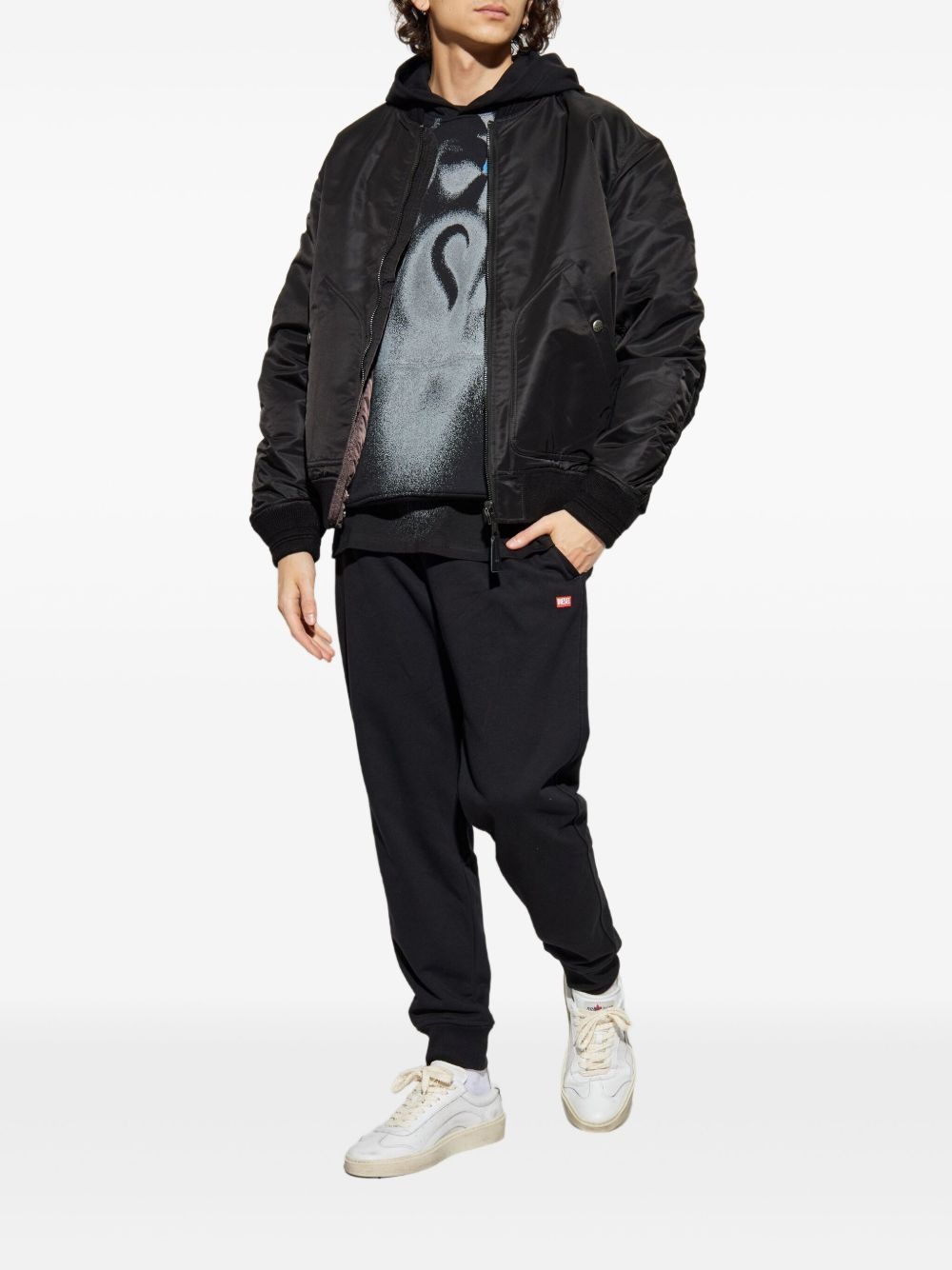 graphic-print hoodie - 2